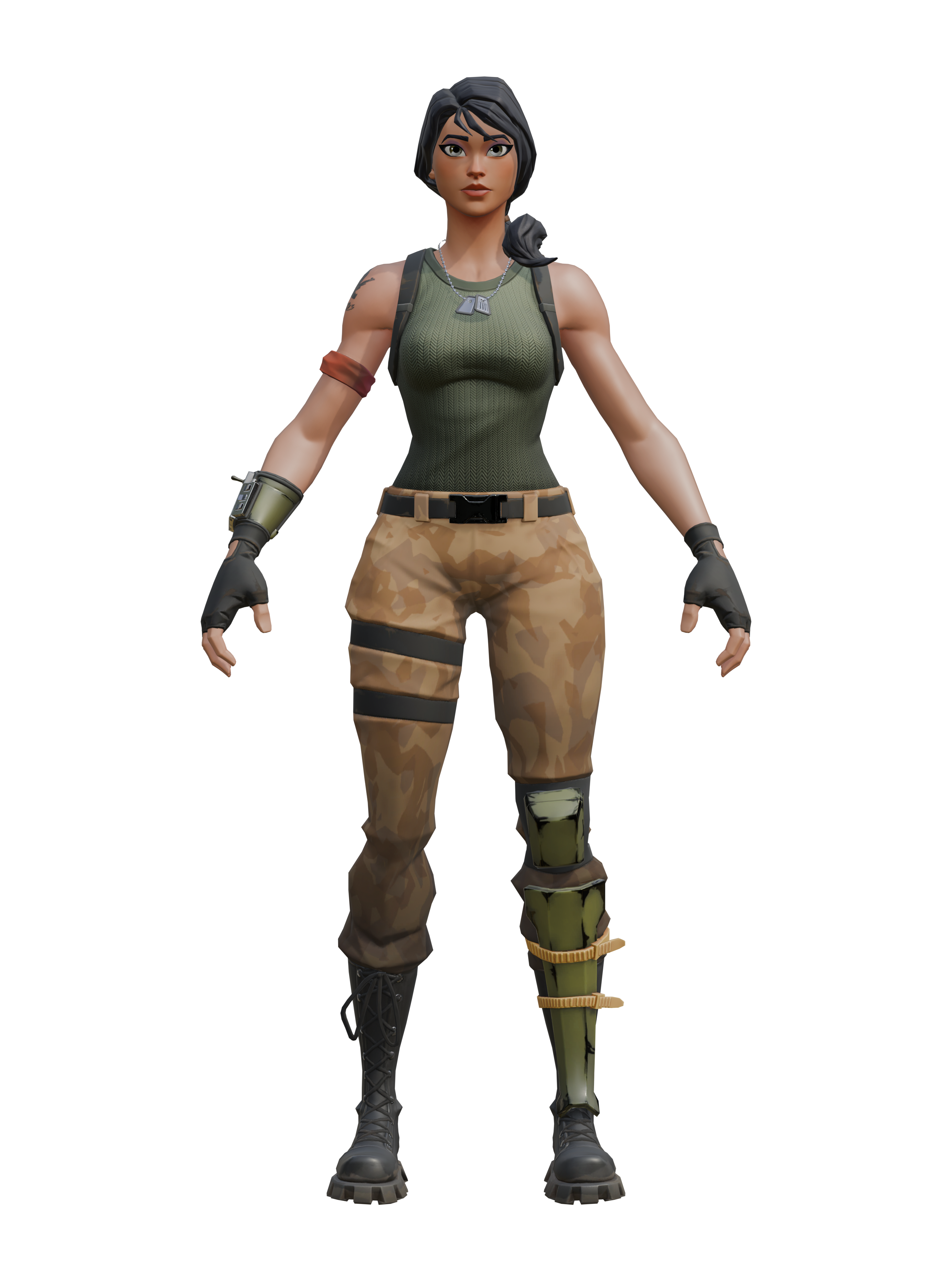 Rekrutin, transparenter 4K-Render