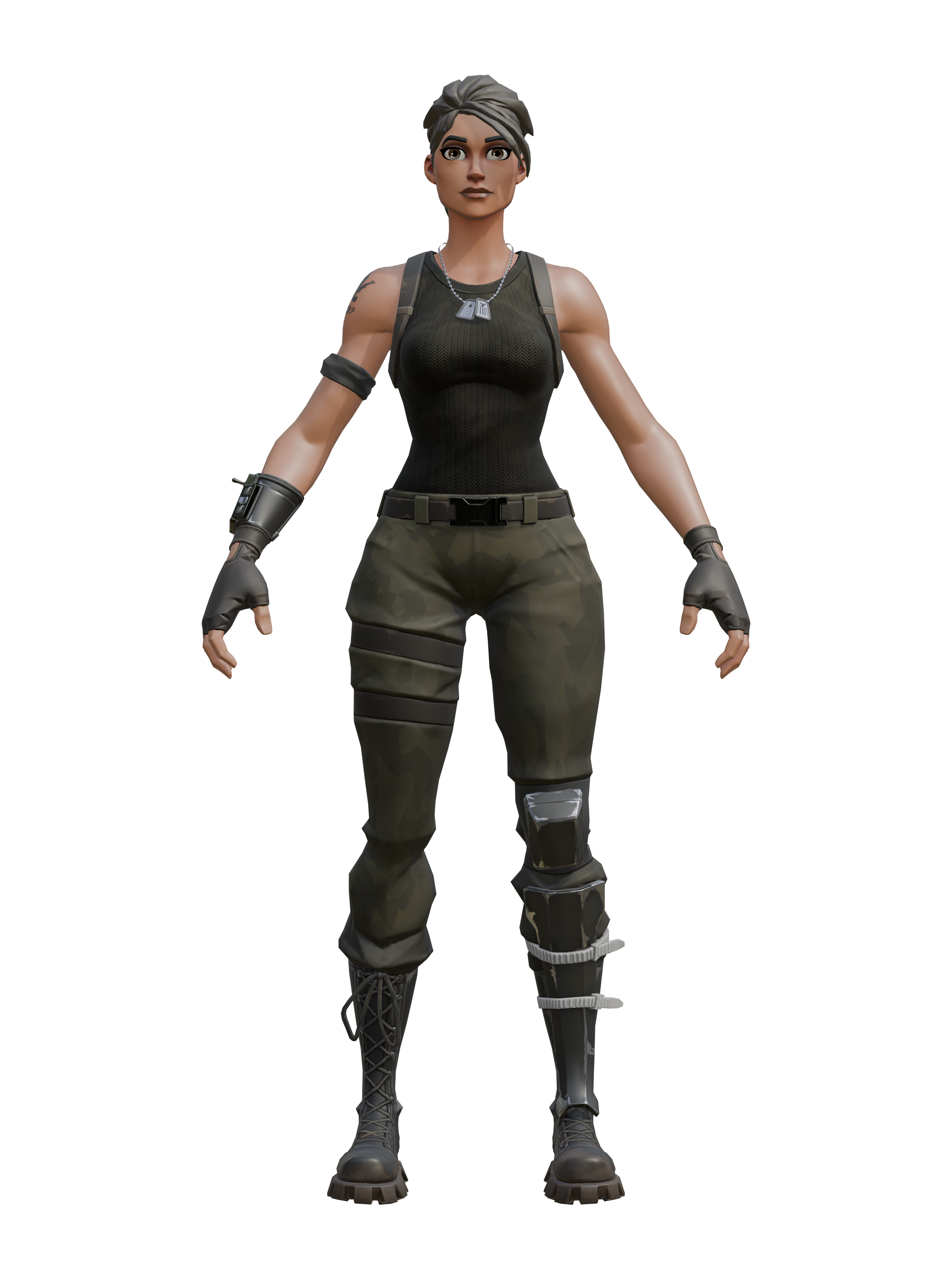 Kommando , transparenter 4K-Render