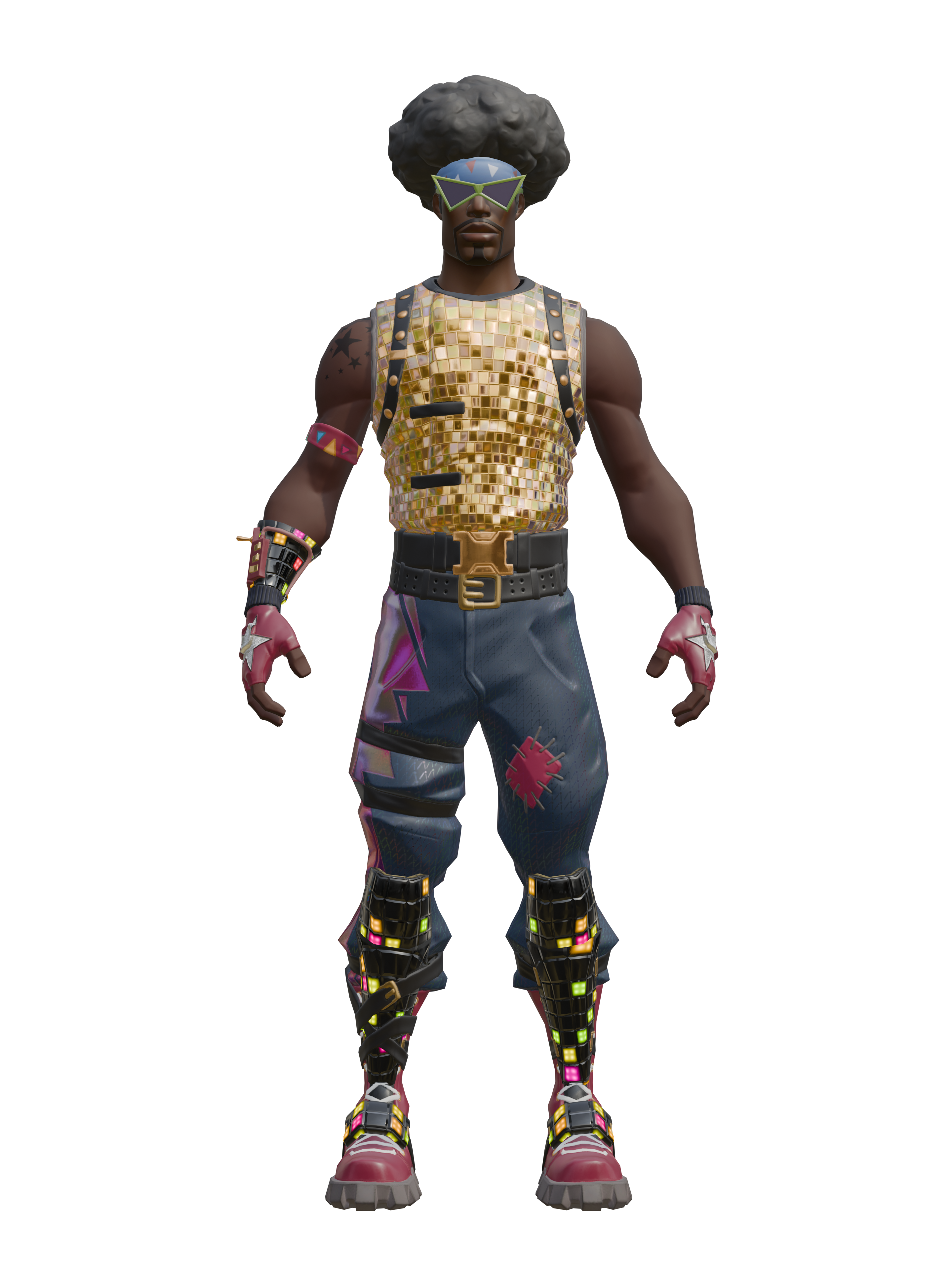Funky Kommando, transparenter 4K-Render
