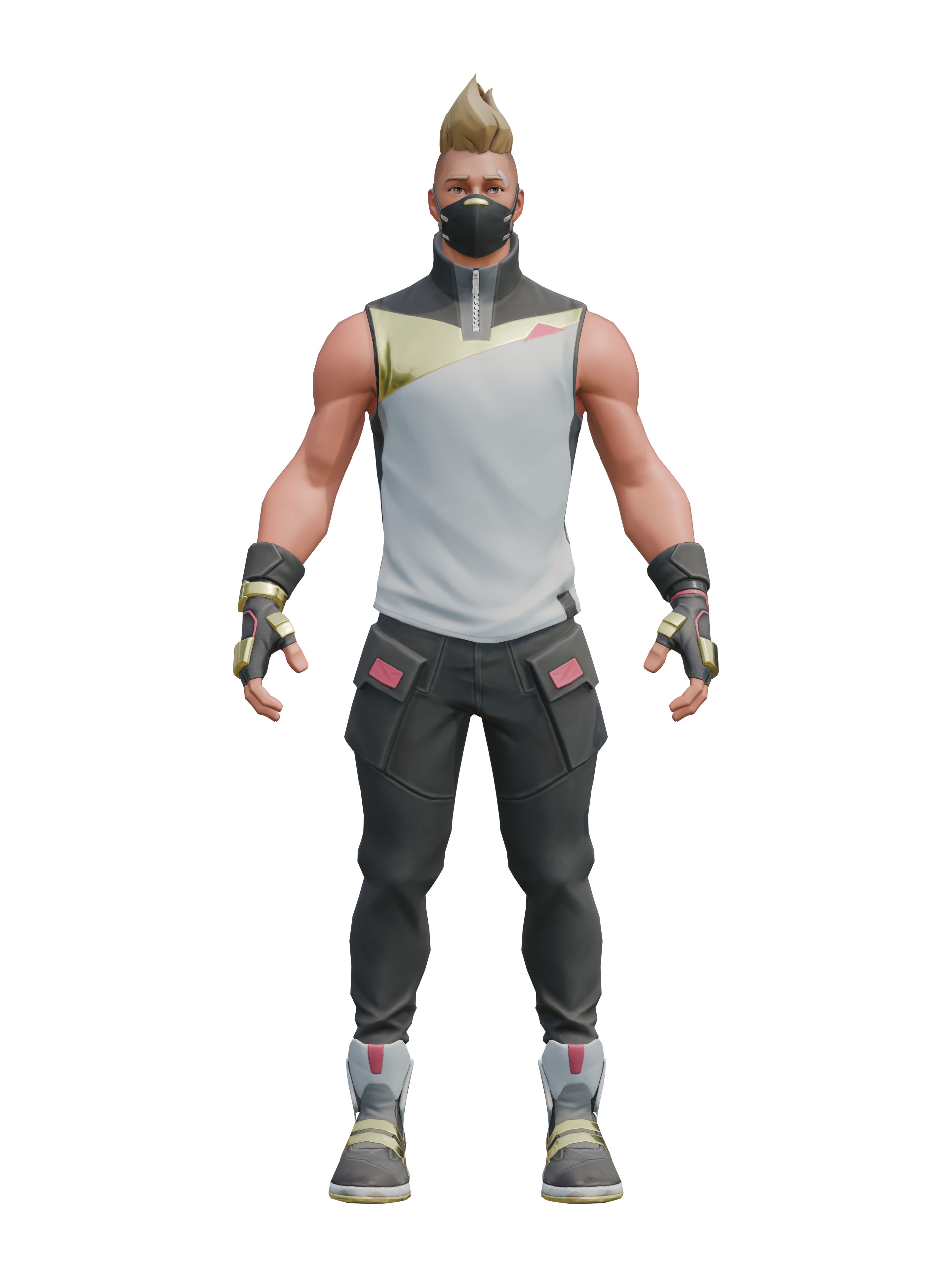 Drift, transparenter 4K-Render