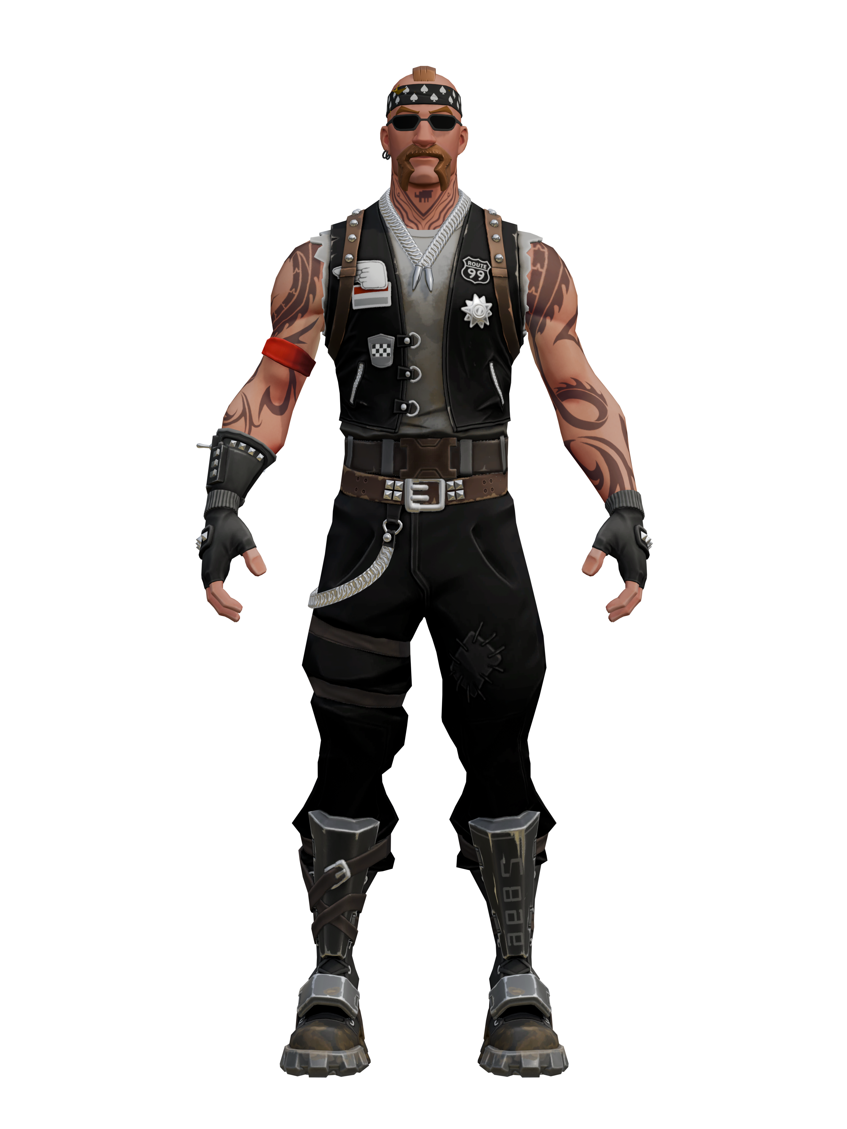 Rückenknacker, transparenter 4K-Render