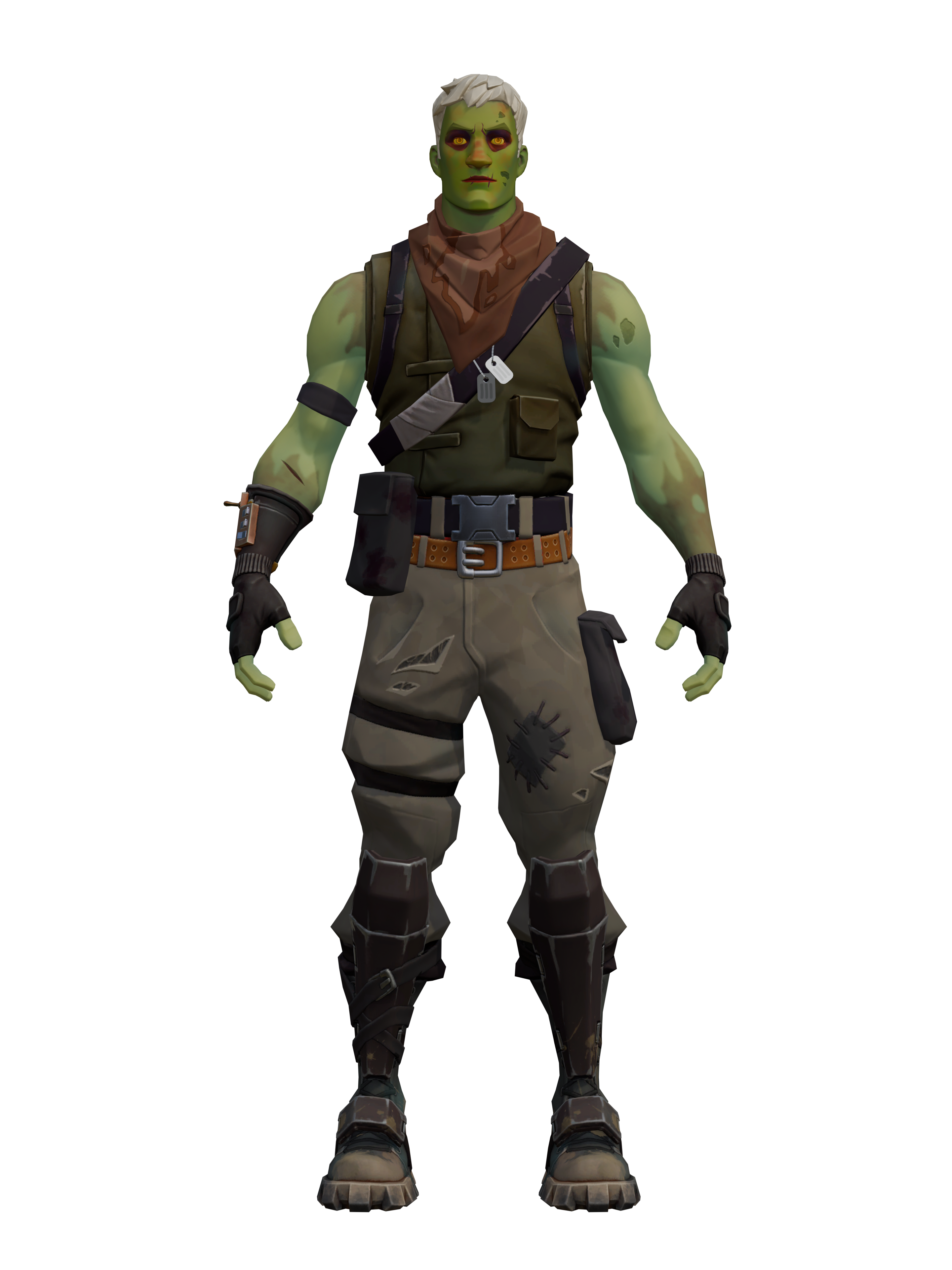 Comecerebros, render 4K transparente