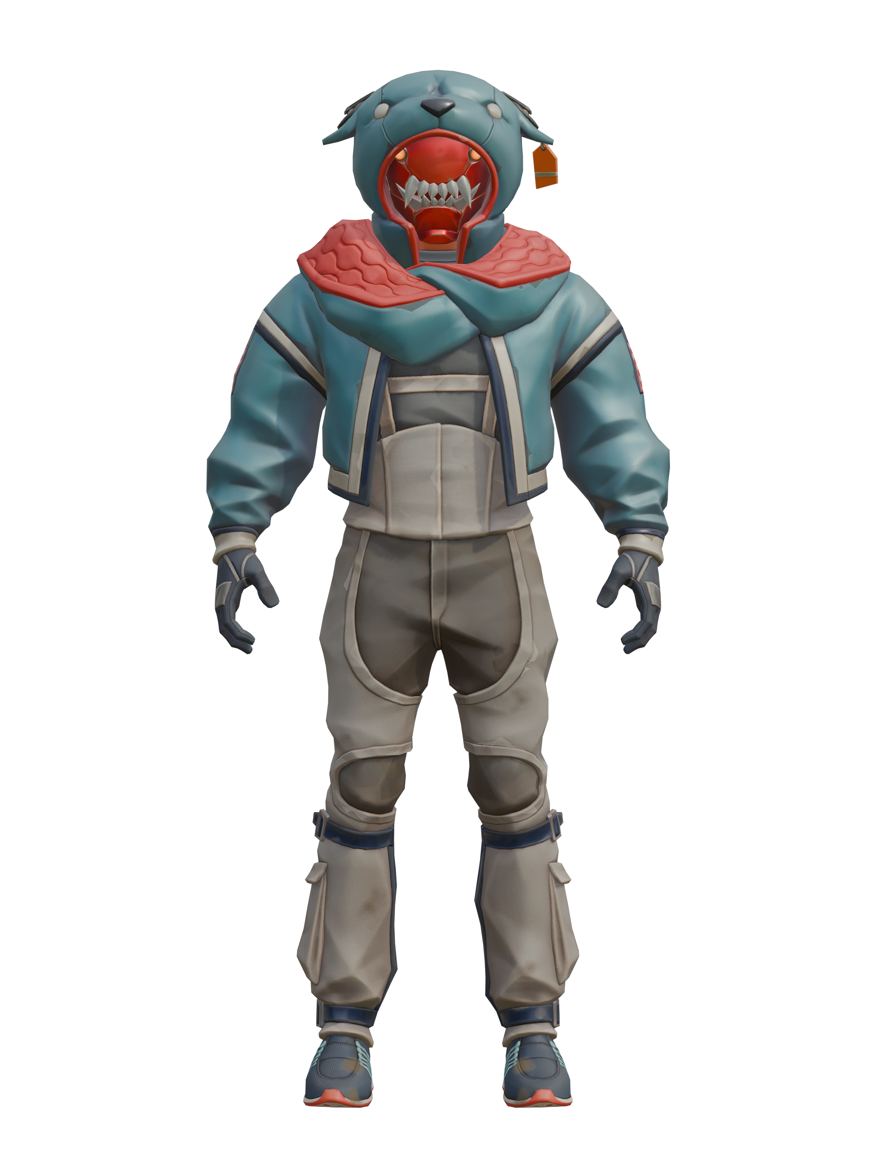 Growler, 4K transparent render