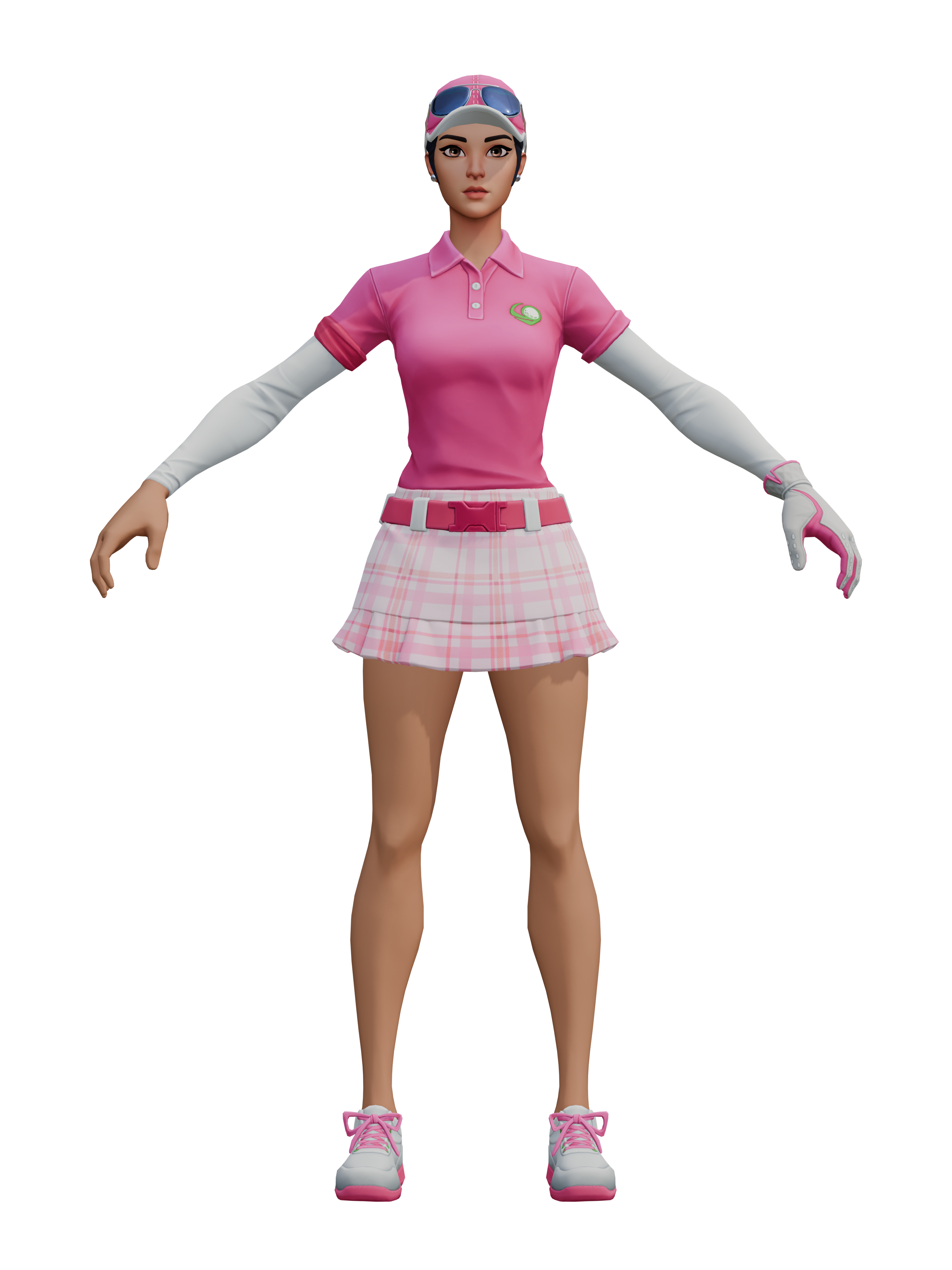 Birdie, render 4K transparente