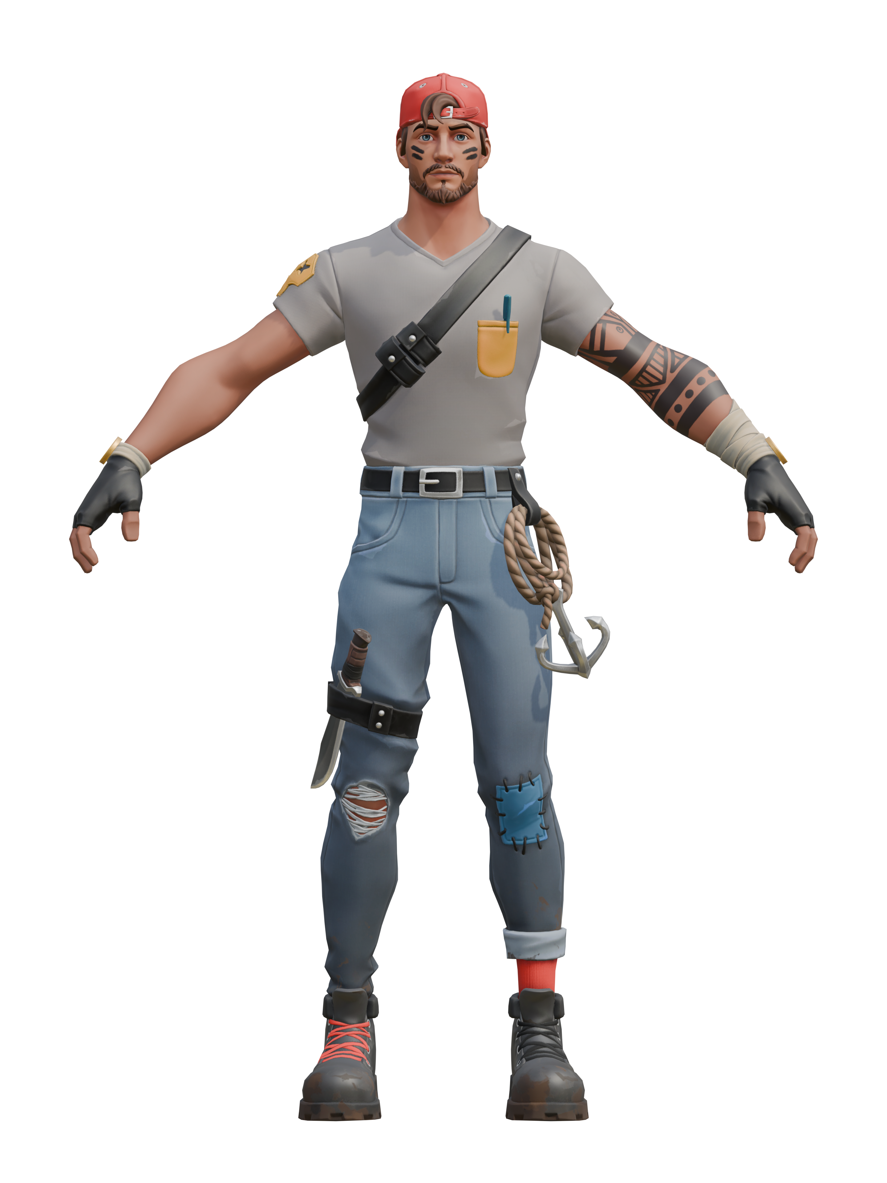 Gild, transparenter 4K-Render