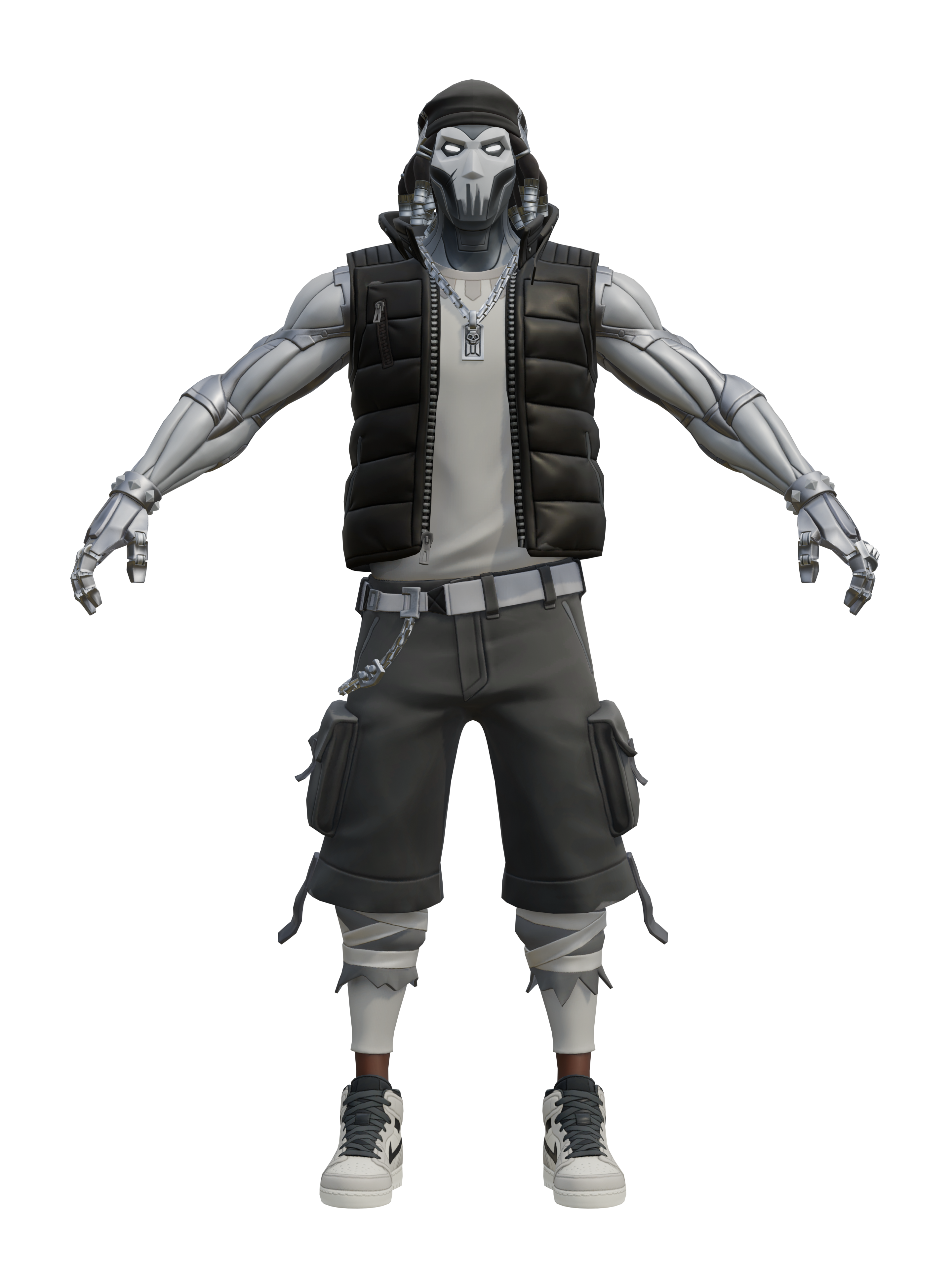 Driblador, render 4K transparente