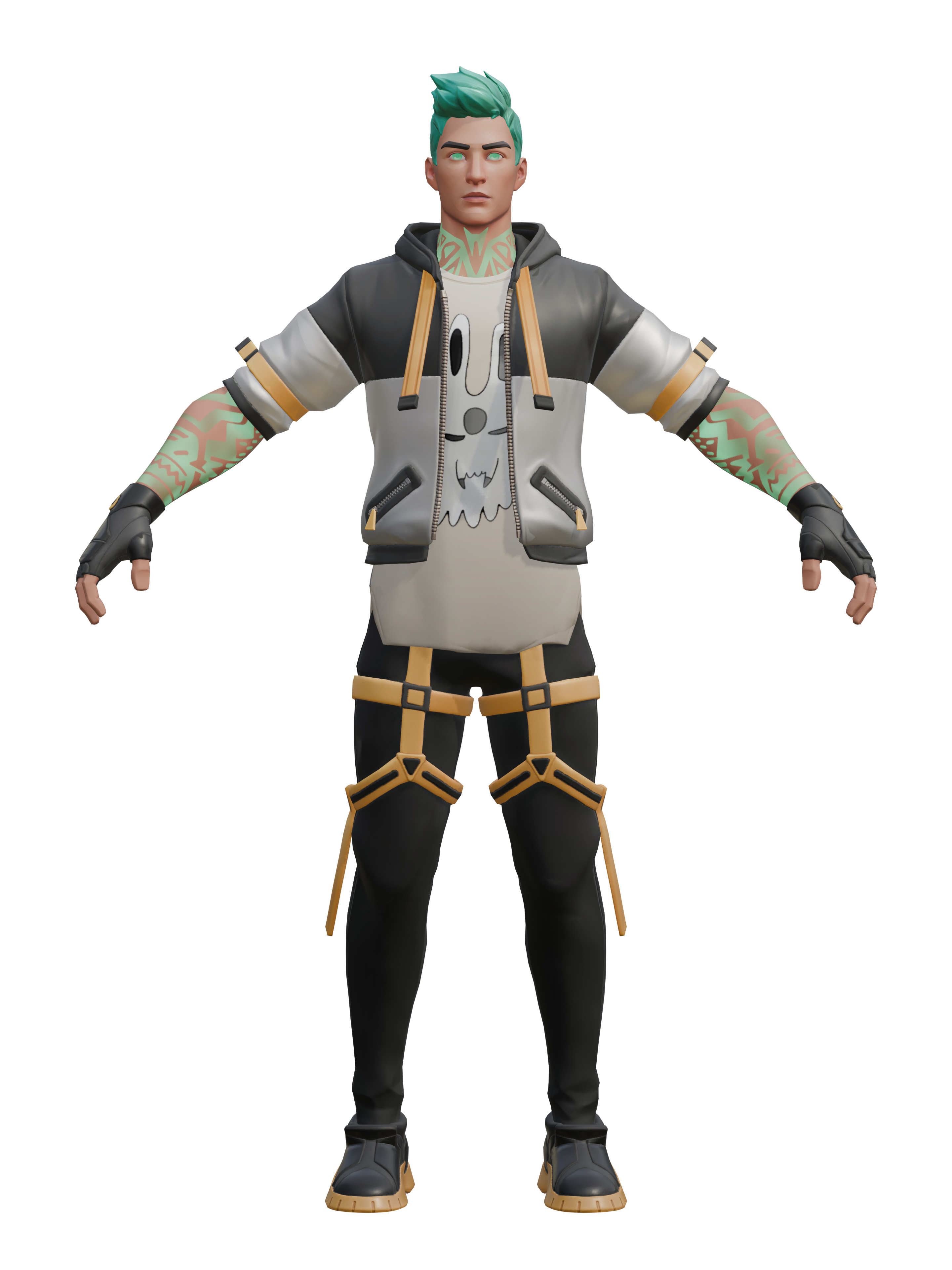 Destello, render 4K transparente