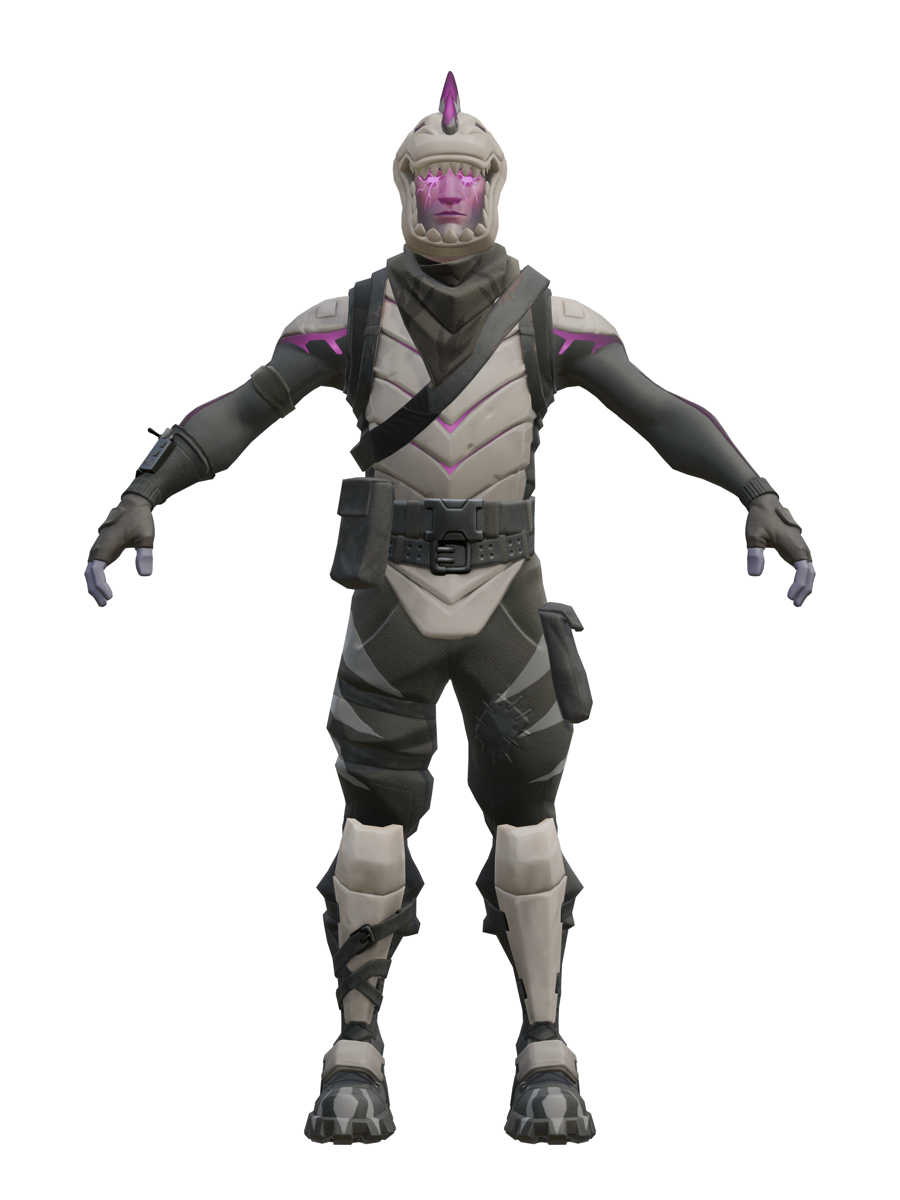 Rex Sombrio, render 4K transparente