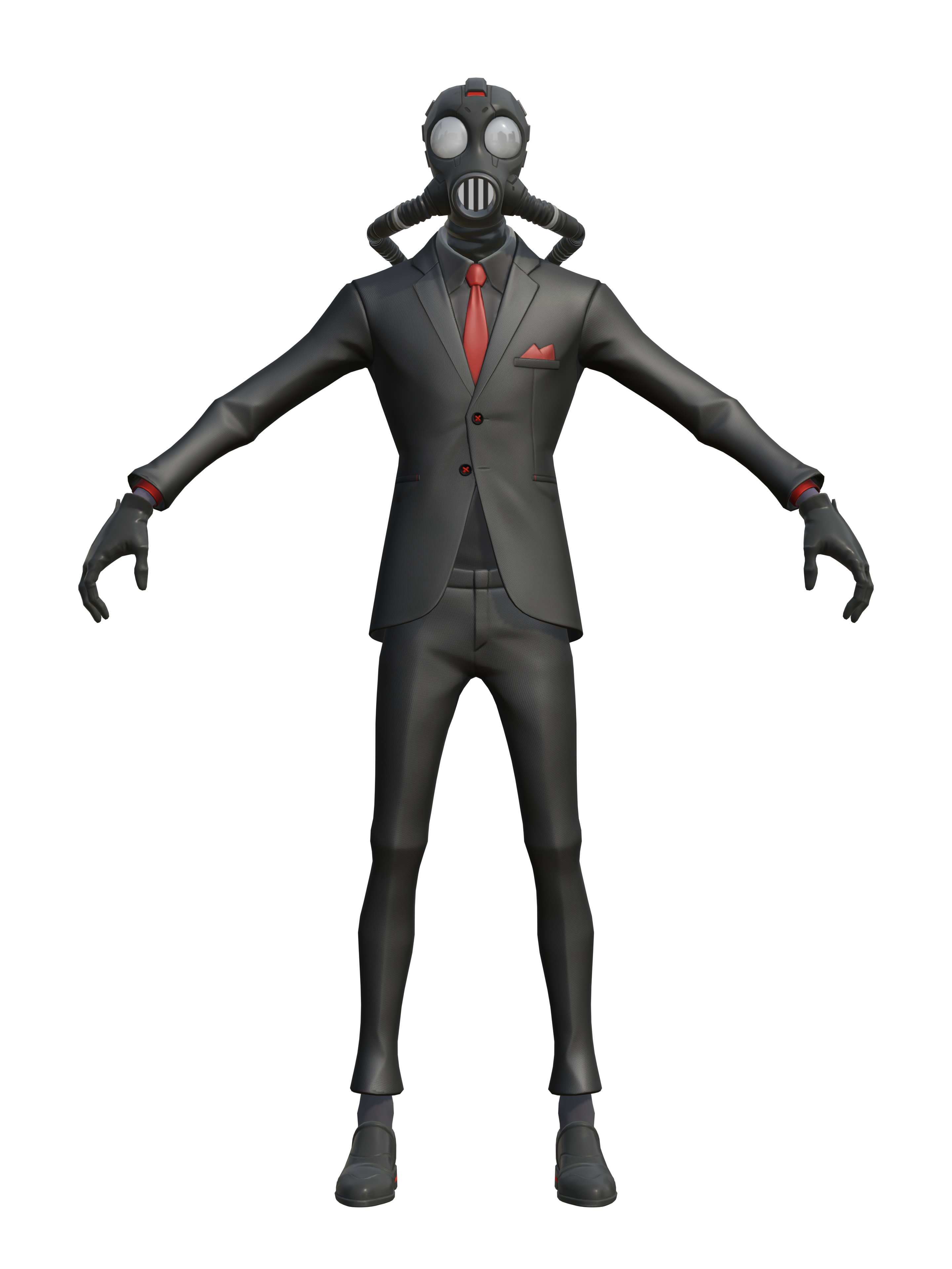 Agent des Chaos, transparenter 4K-Render
