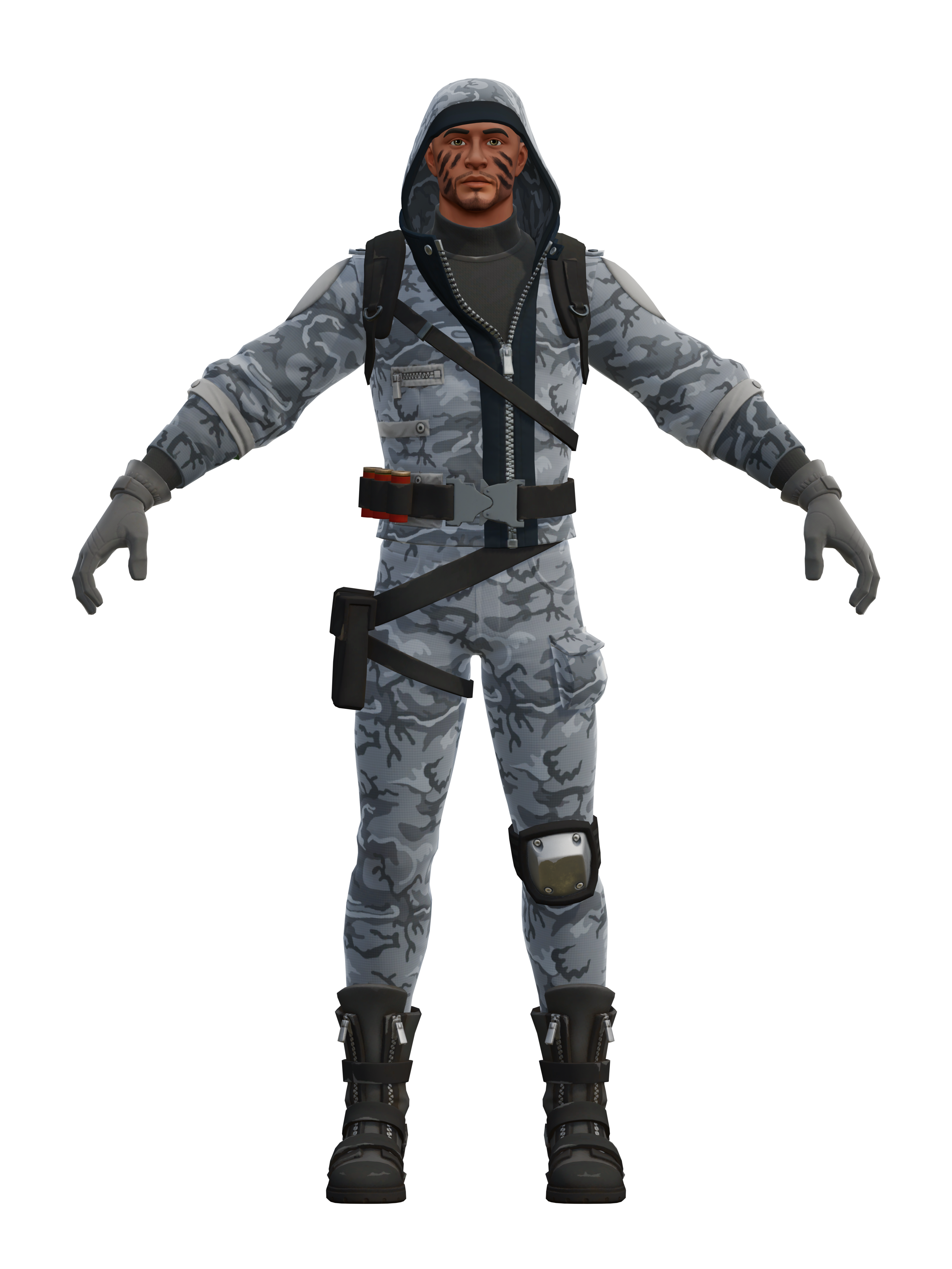 Kühlkommando, transparenter 4K-Render
