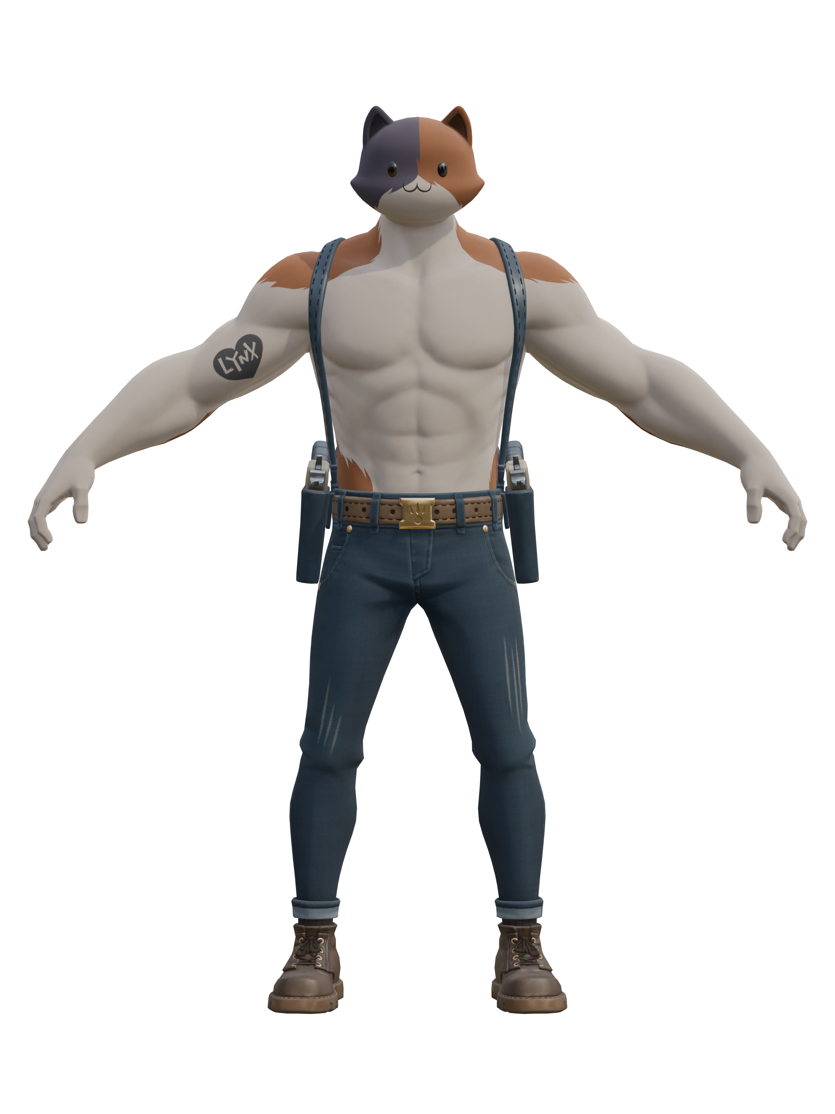 Muskelkater, transparenter 4K-Render