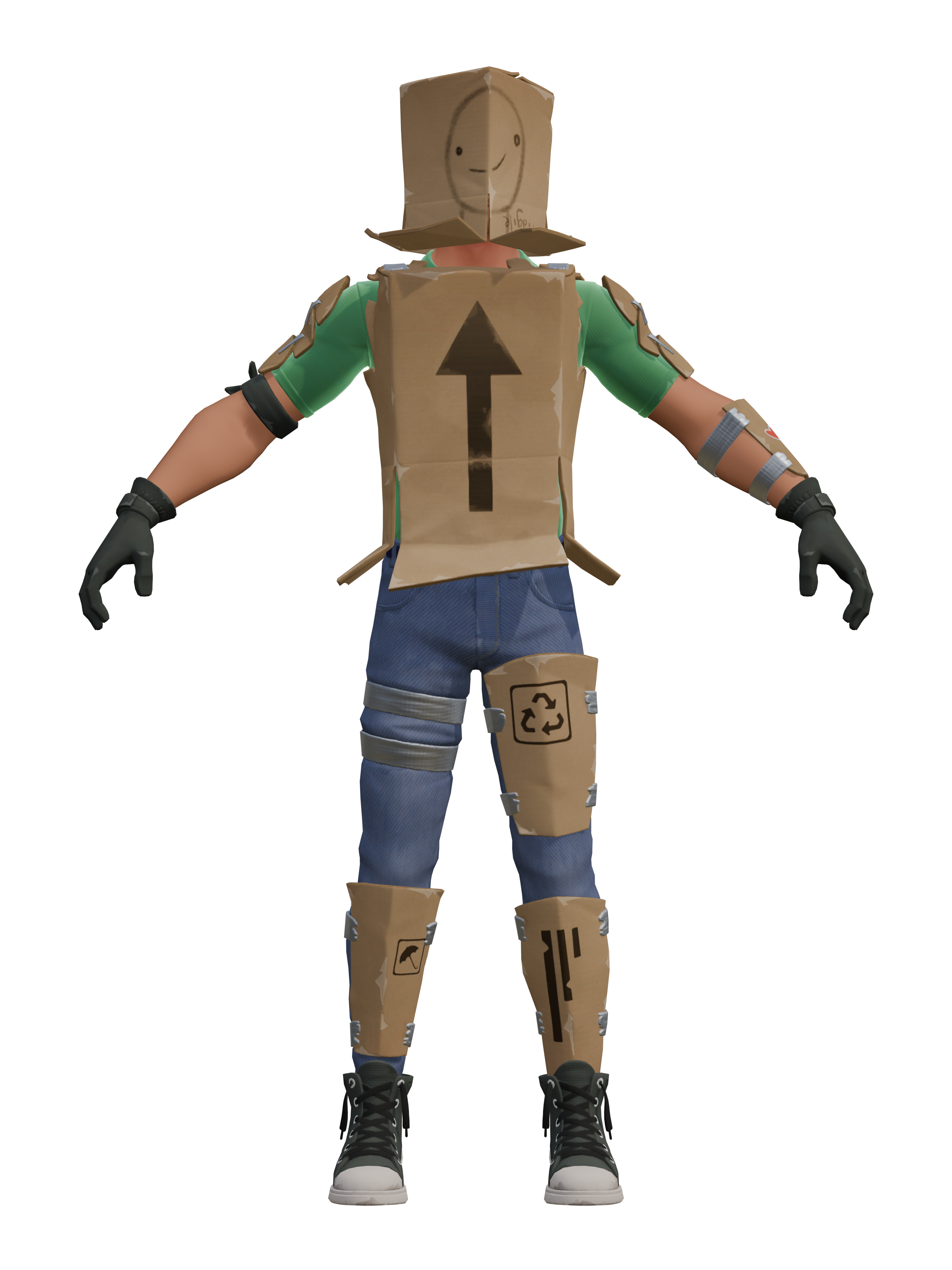 Boxer, transparenter 4K-Render