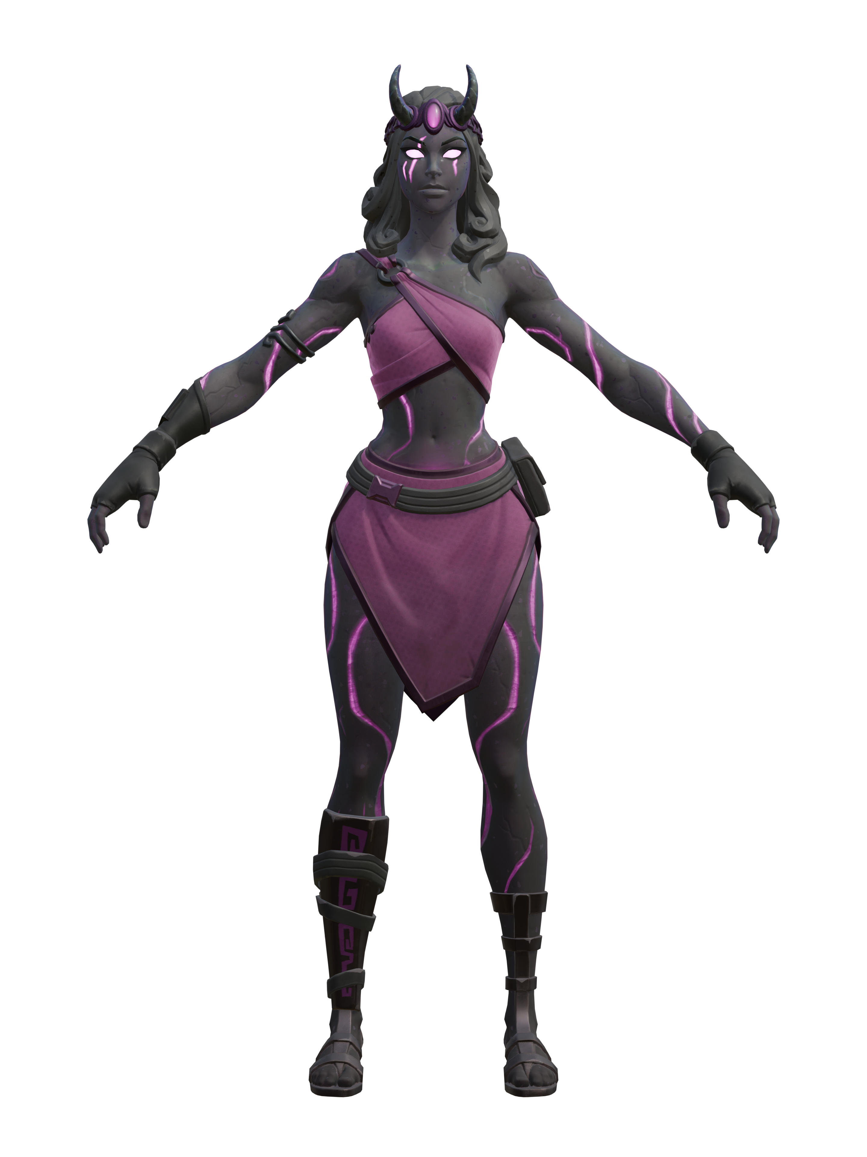 Finsterherz, transparenter 4K-Render