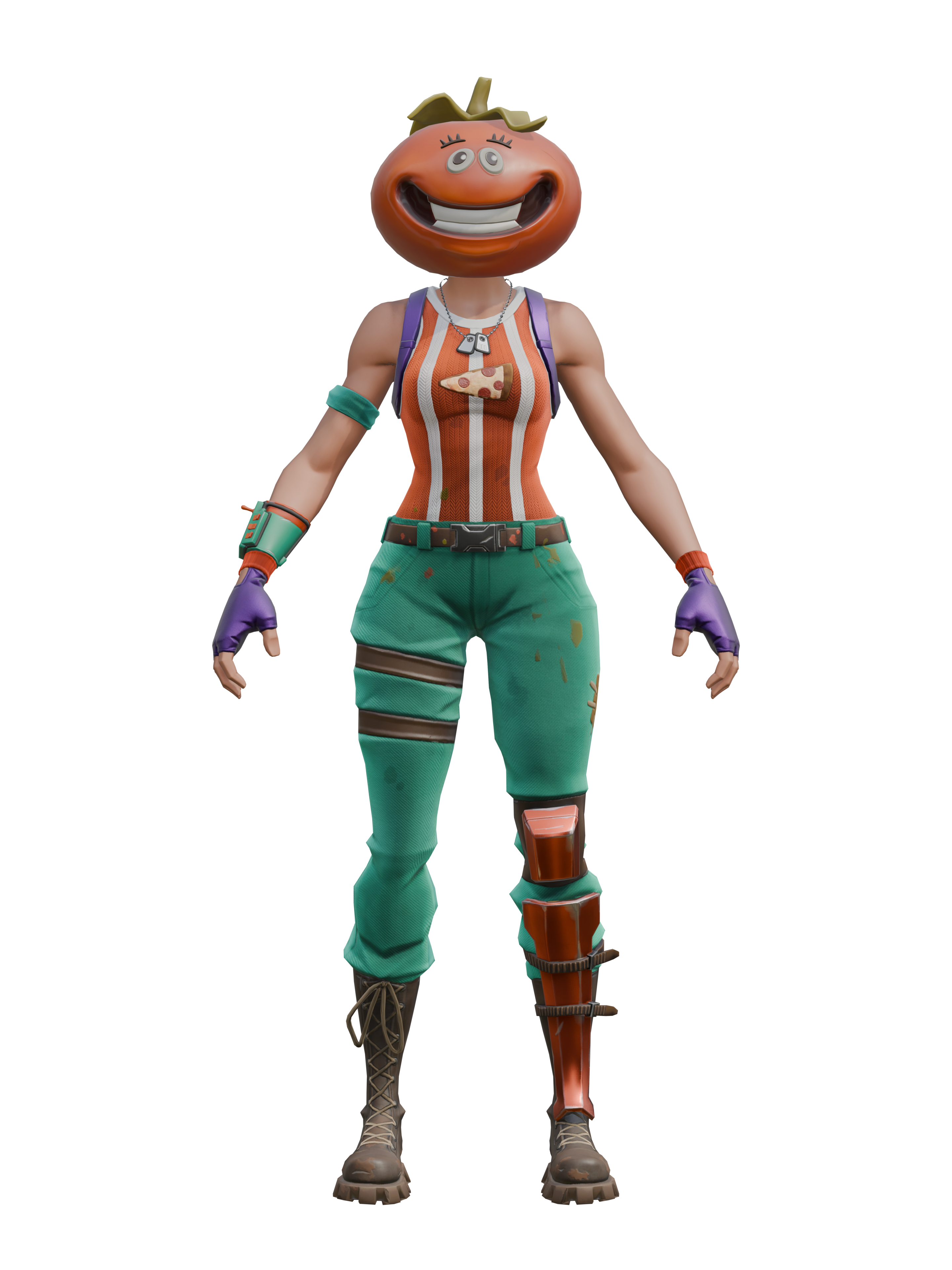 Tomatosa, render 4K transparente