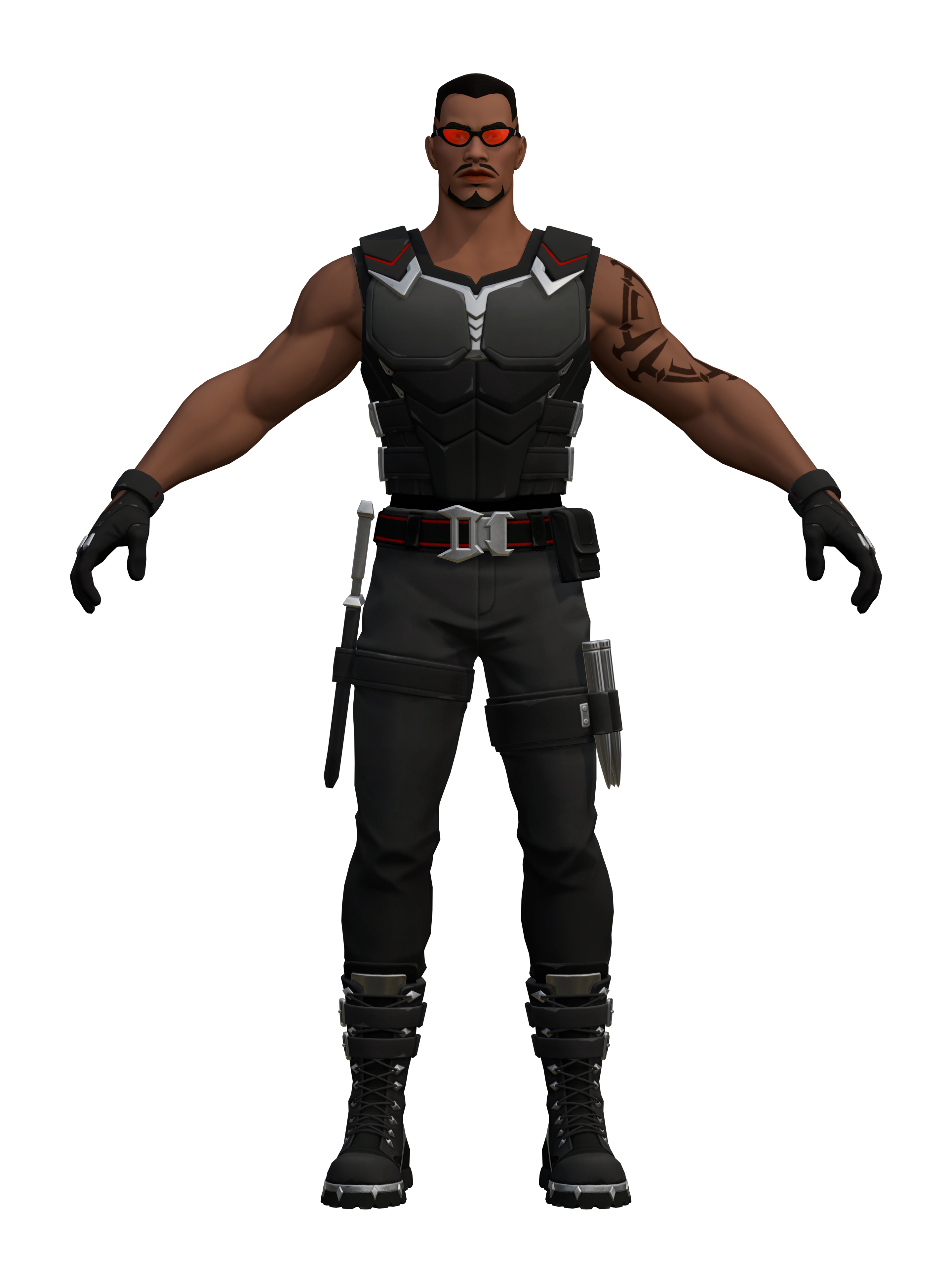 Blade, render 4K transparente