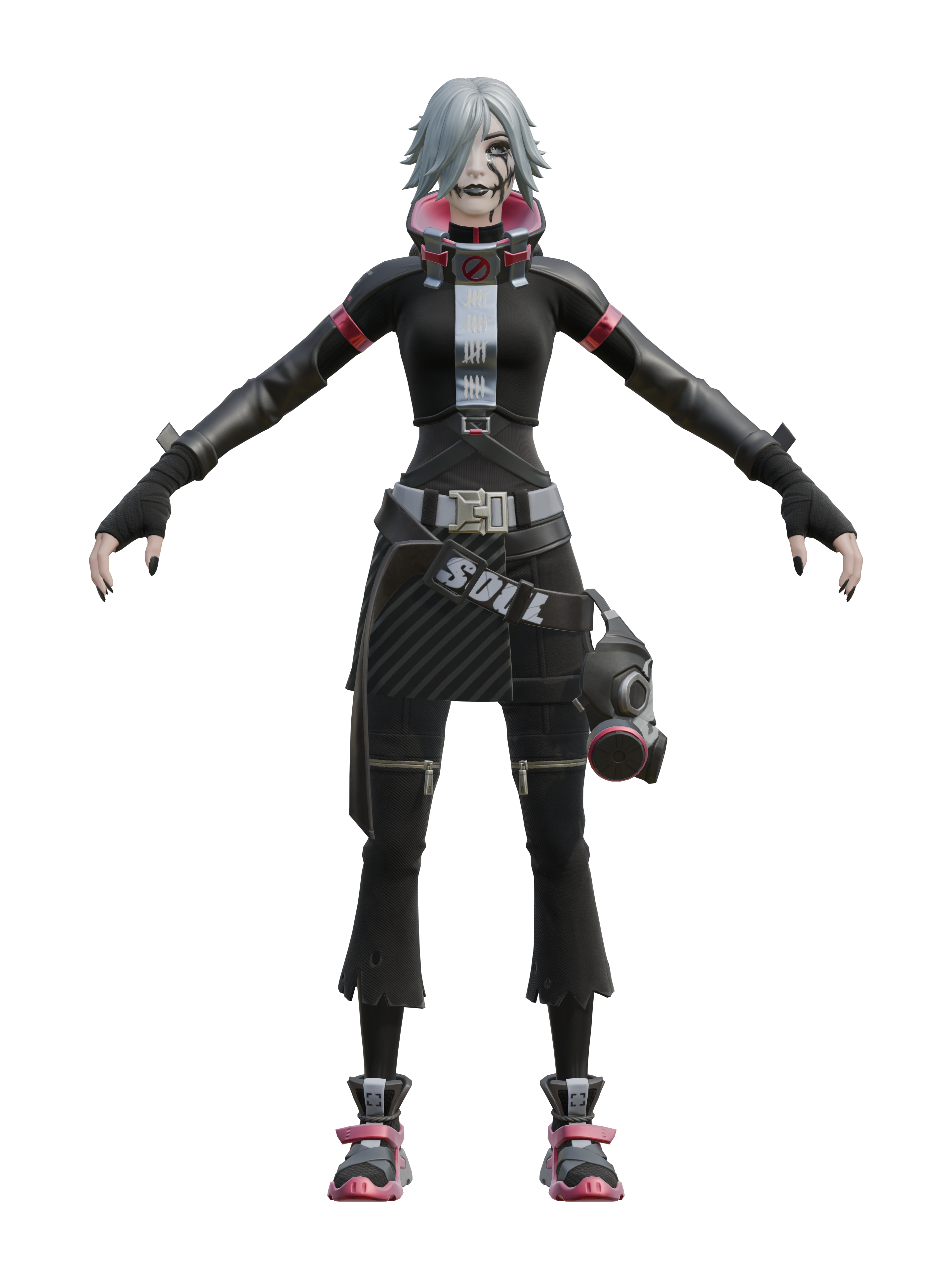 Grimoire, transparenter 4K-Render