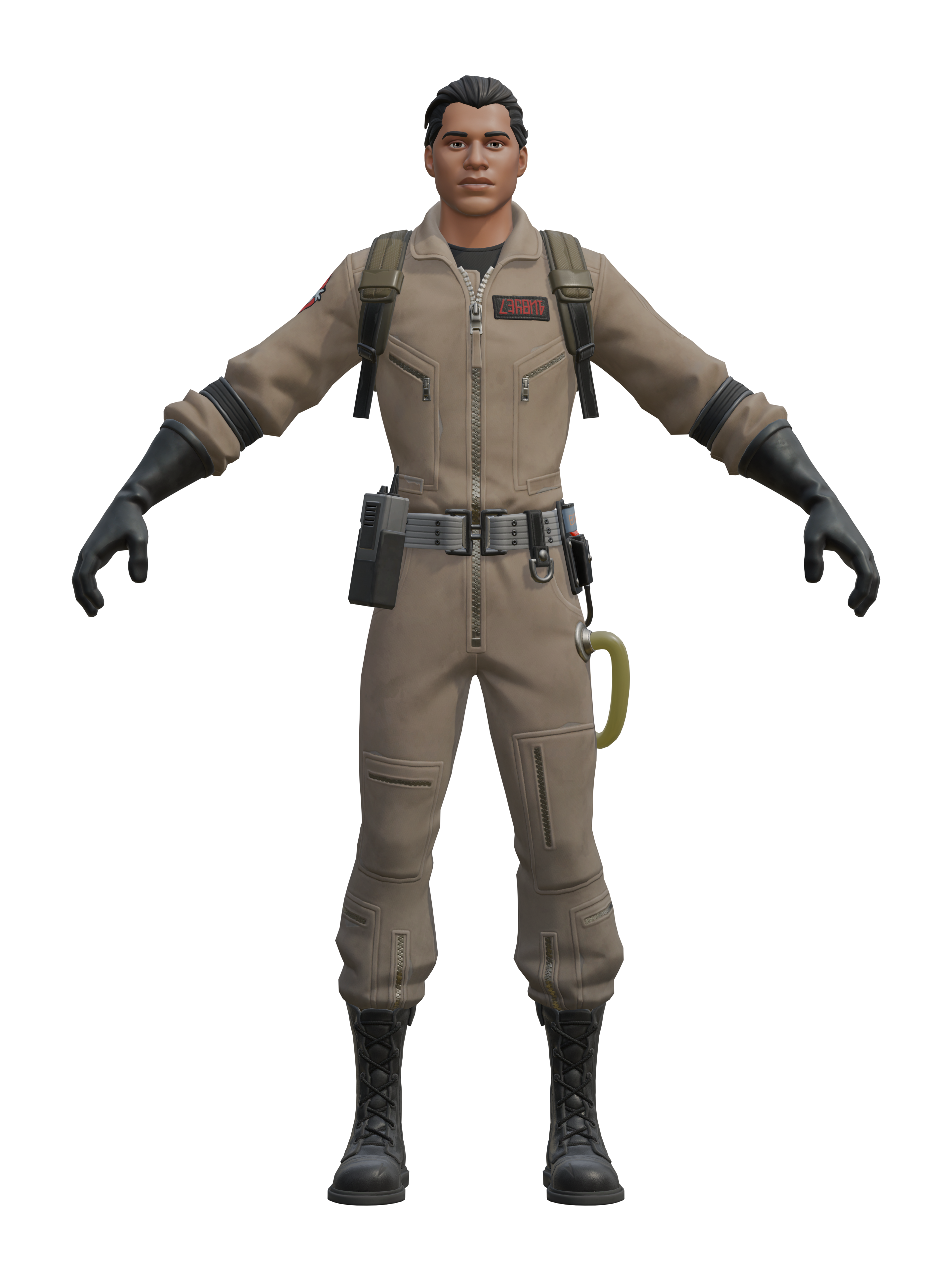 Ektoexperte, transparenter 4K-Render