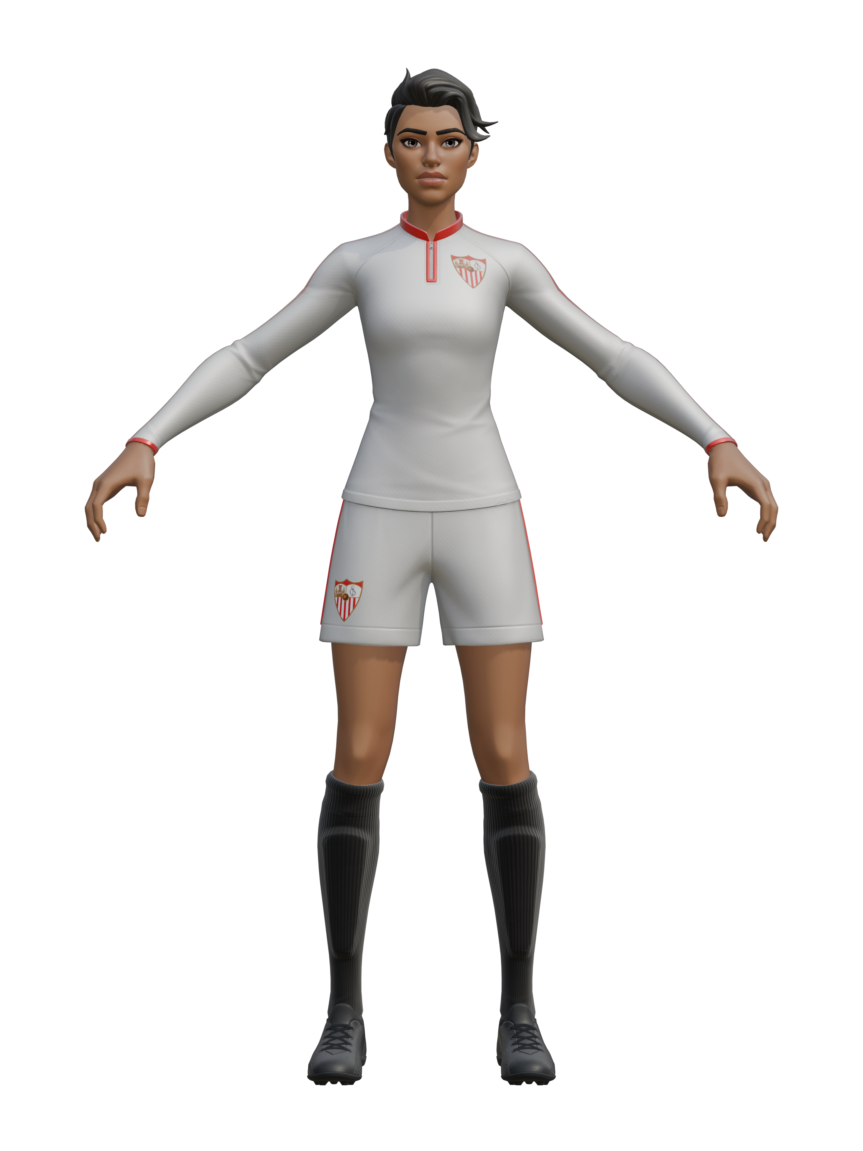 Derbydominiererin, transparenter 4K-Render