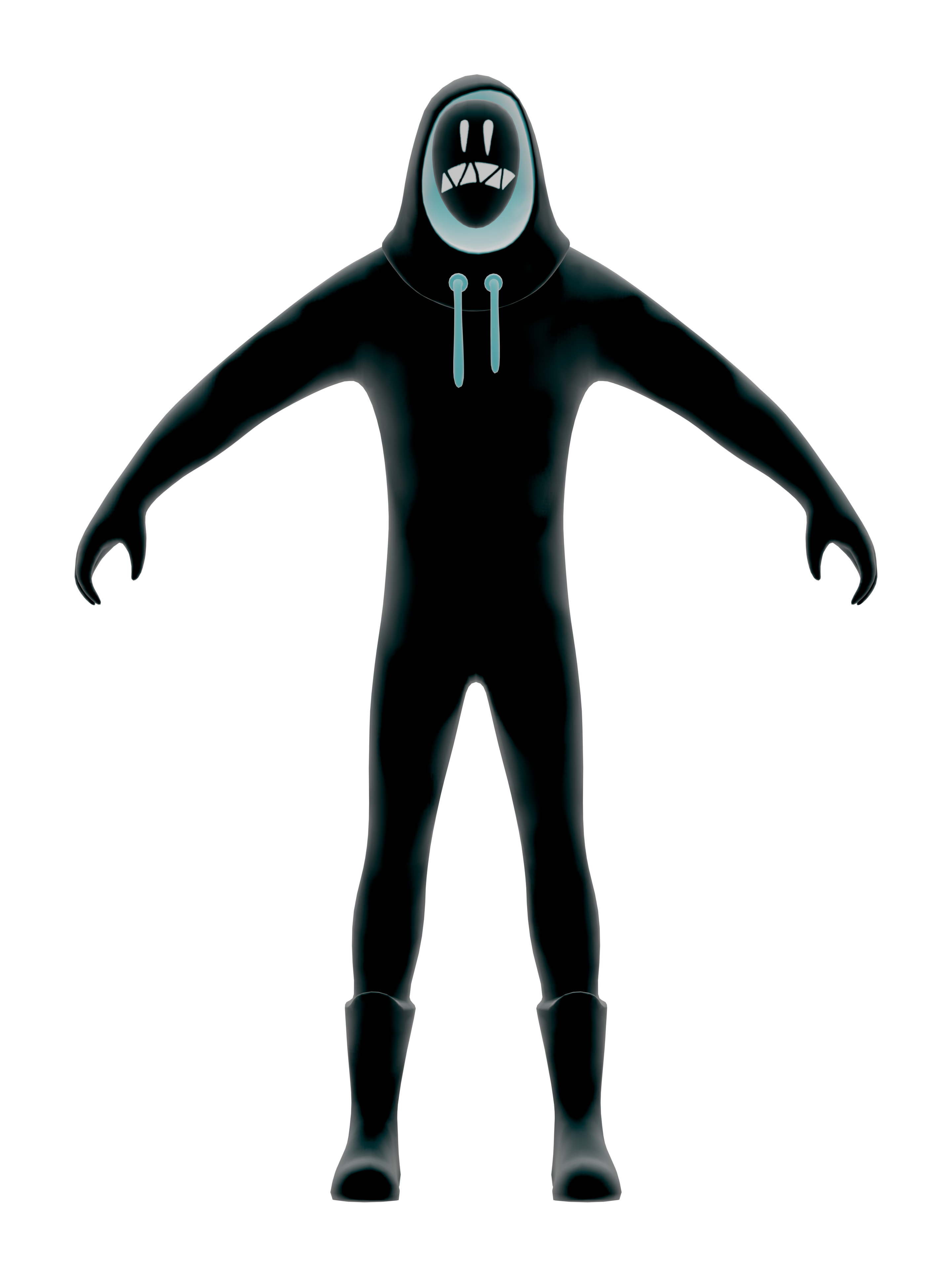 Schmierfink, transparenter 4K-Render