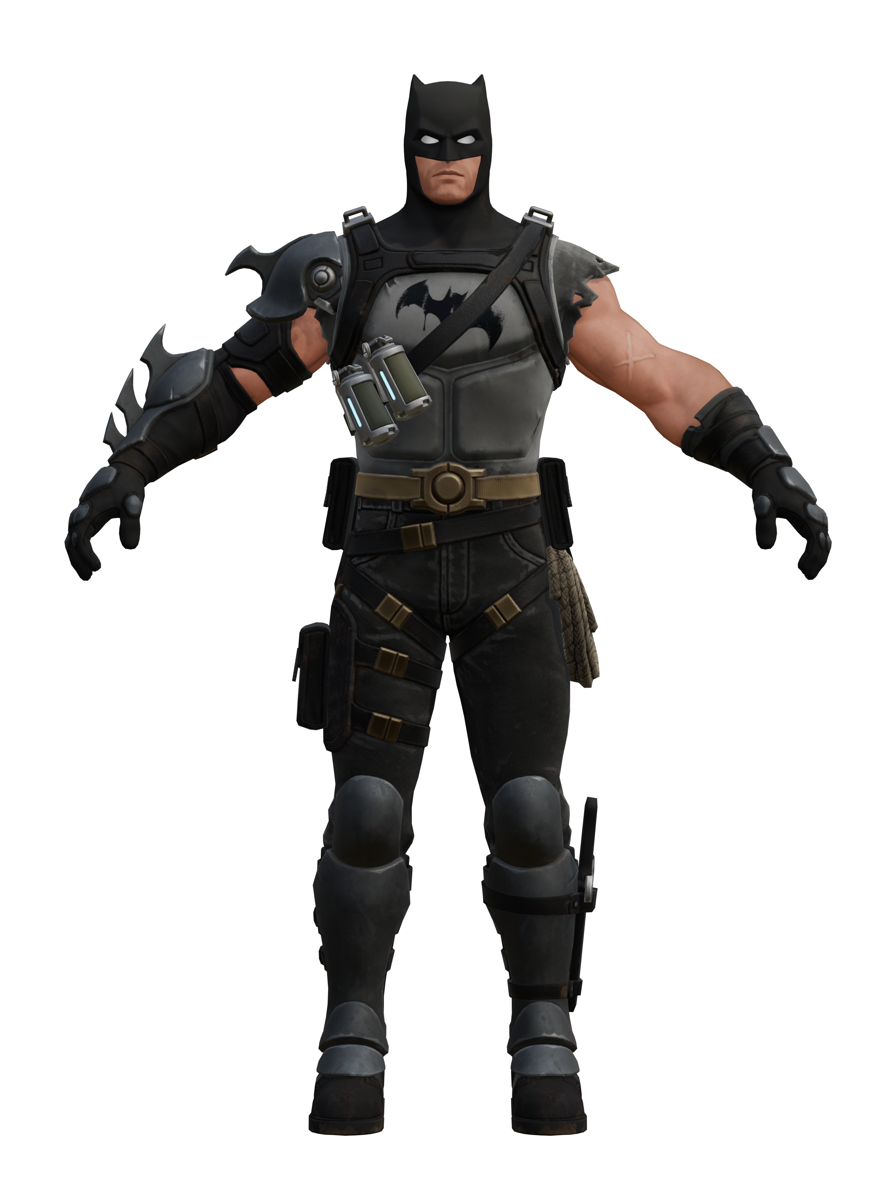 Batman Zero, transparenter 4K-Render