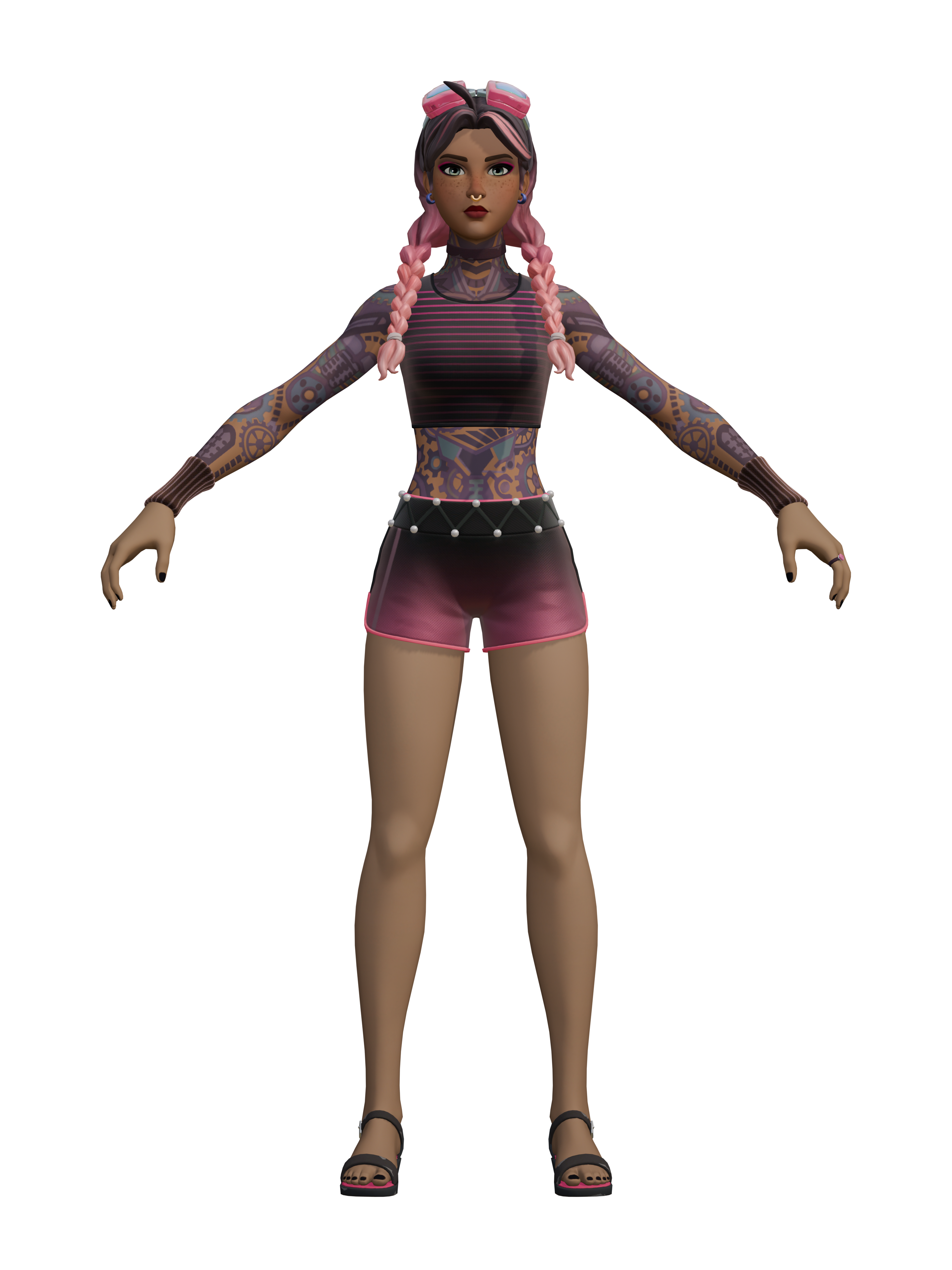 Julie des plages, rendu 4K transparent