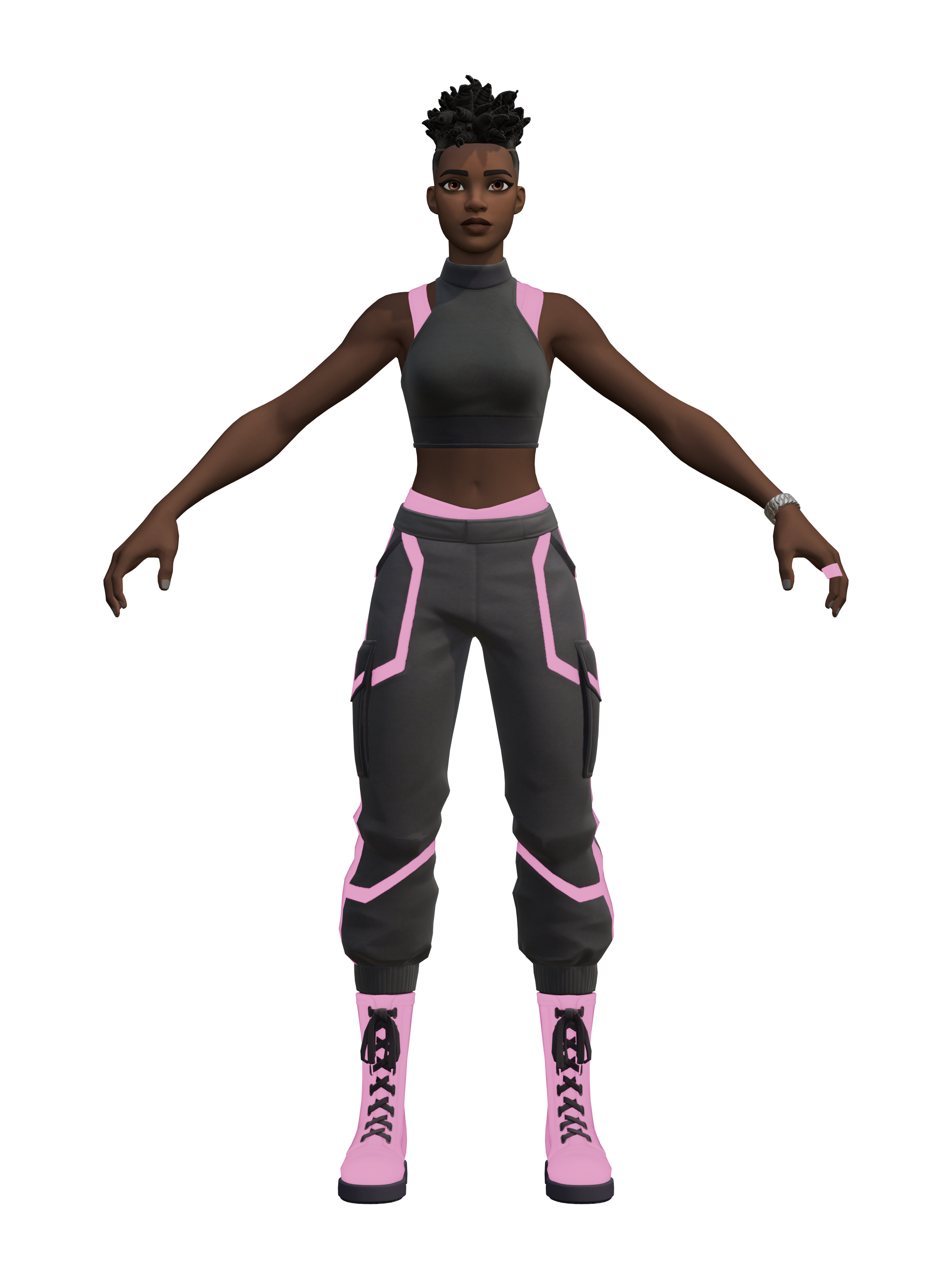 Backstagepass, transparenter 4K-Render