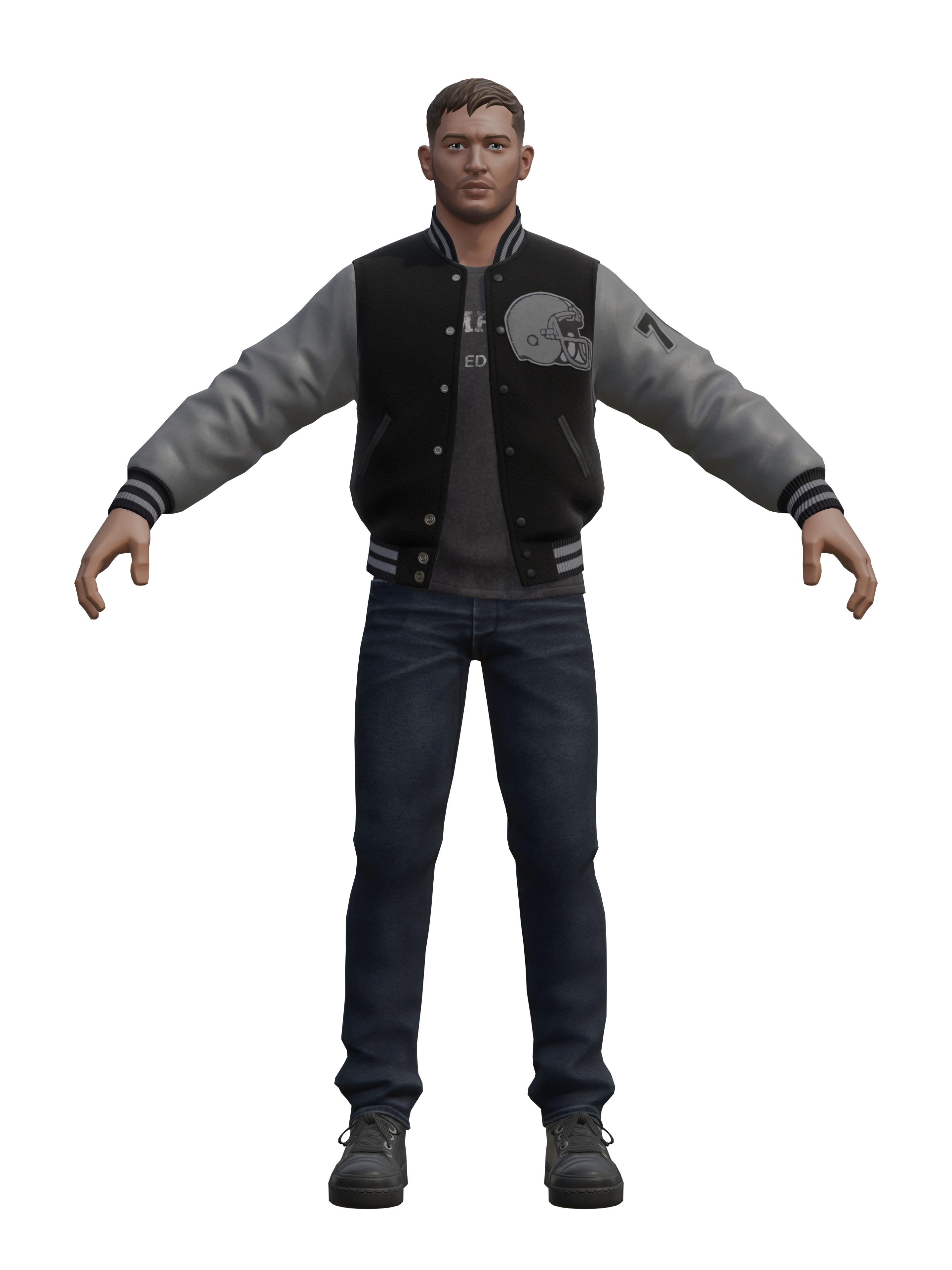 Eddie Brock, render 4K transparente