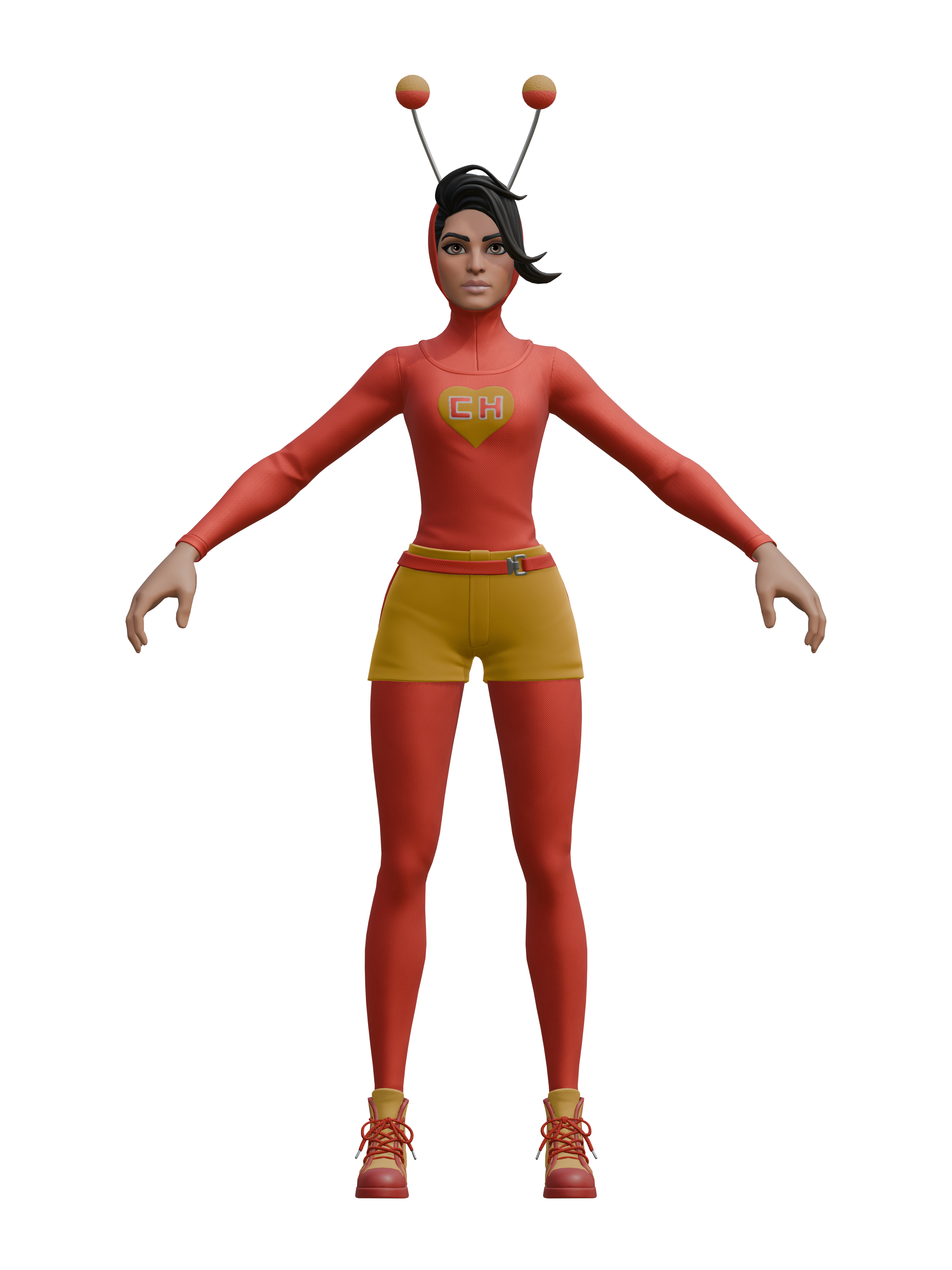 Defensora Colorada, transparenter 4K-Render