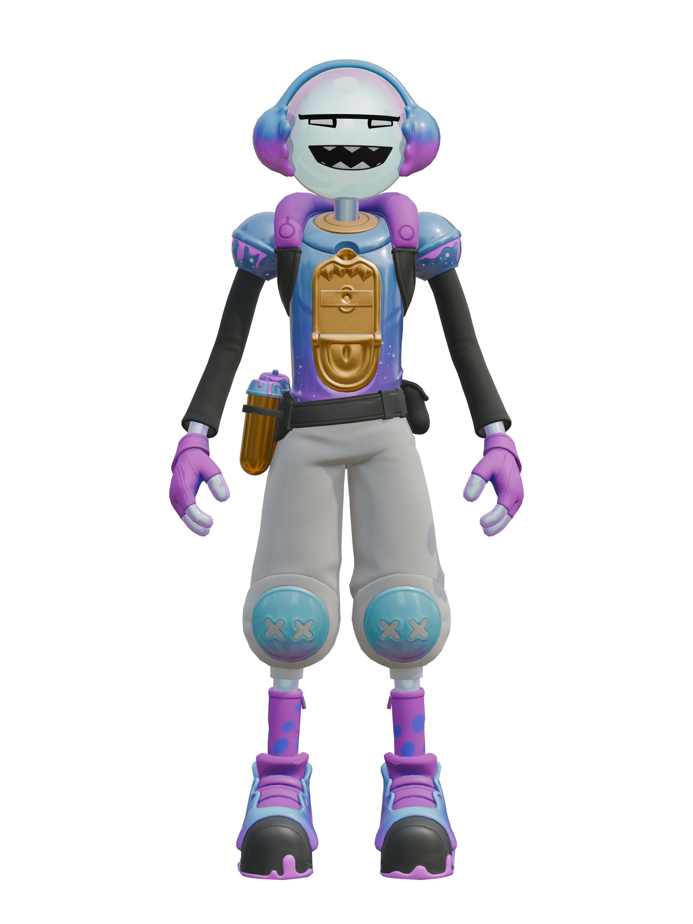 Gumbo, 4K transparent render