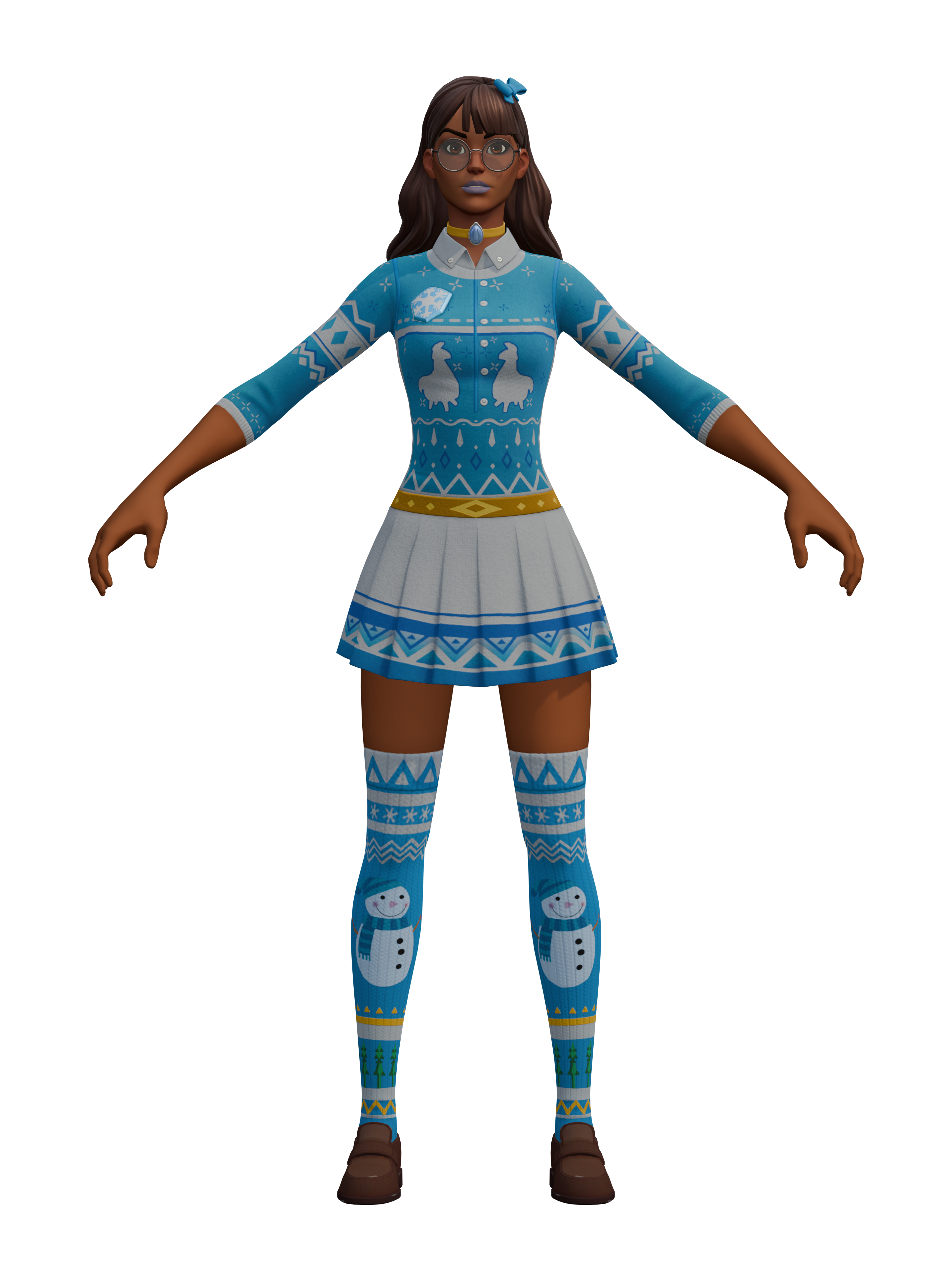 Brisabelle, render 4K transparente