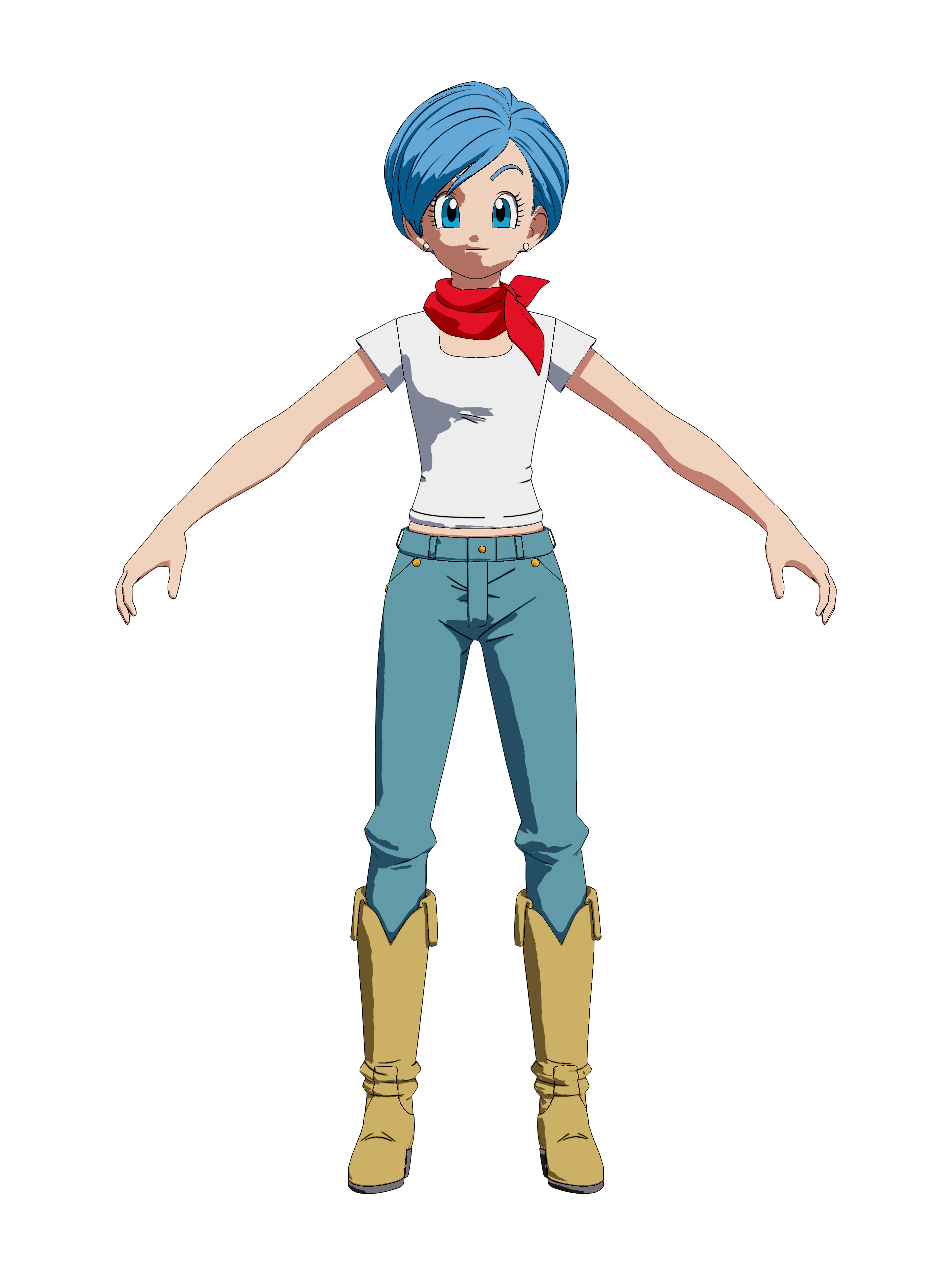 Bulma, rendu 4K transparent