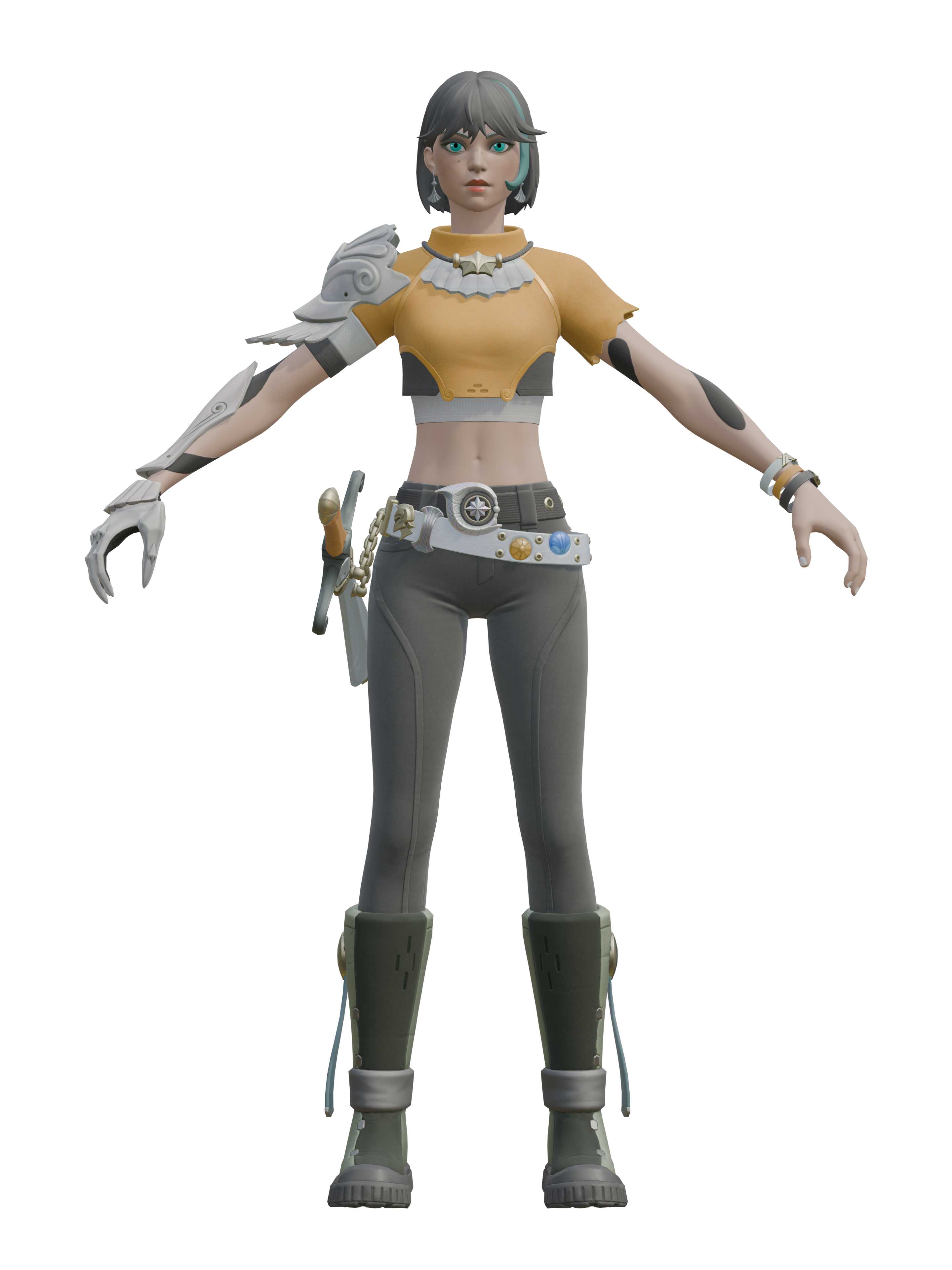 Elowen, render 4K transparente