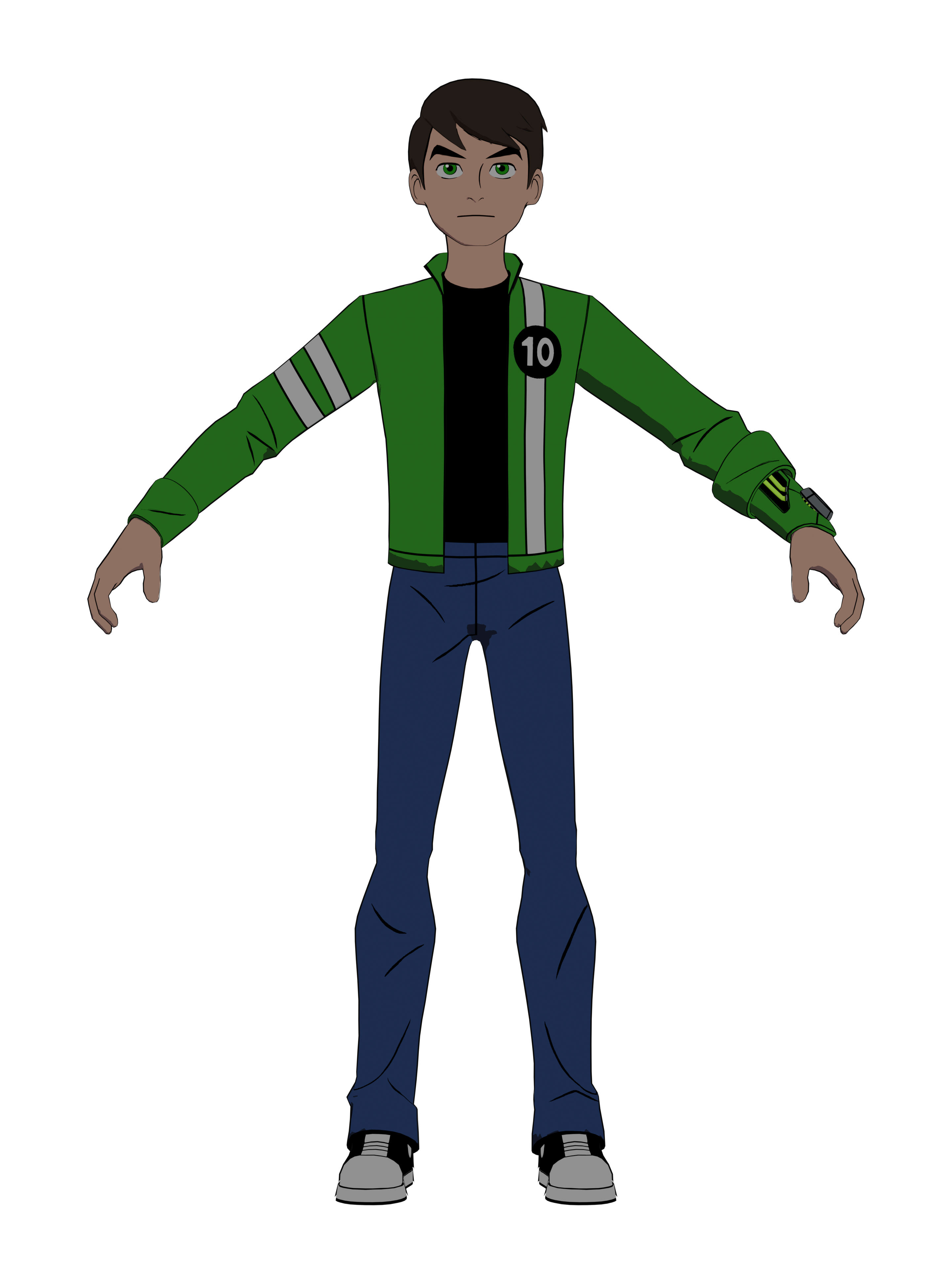 Ben Tennyson, rendu 4K transparent