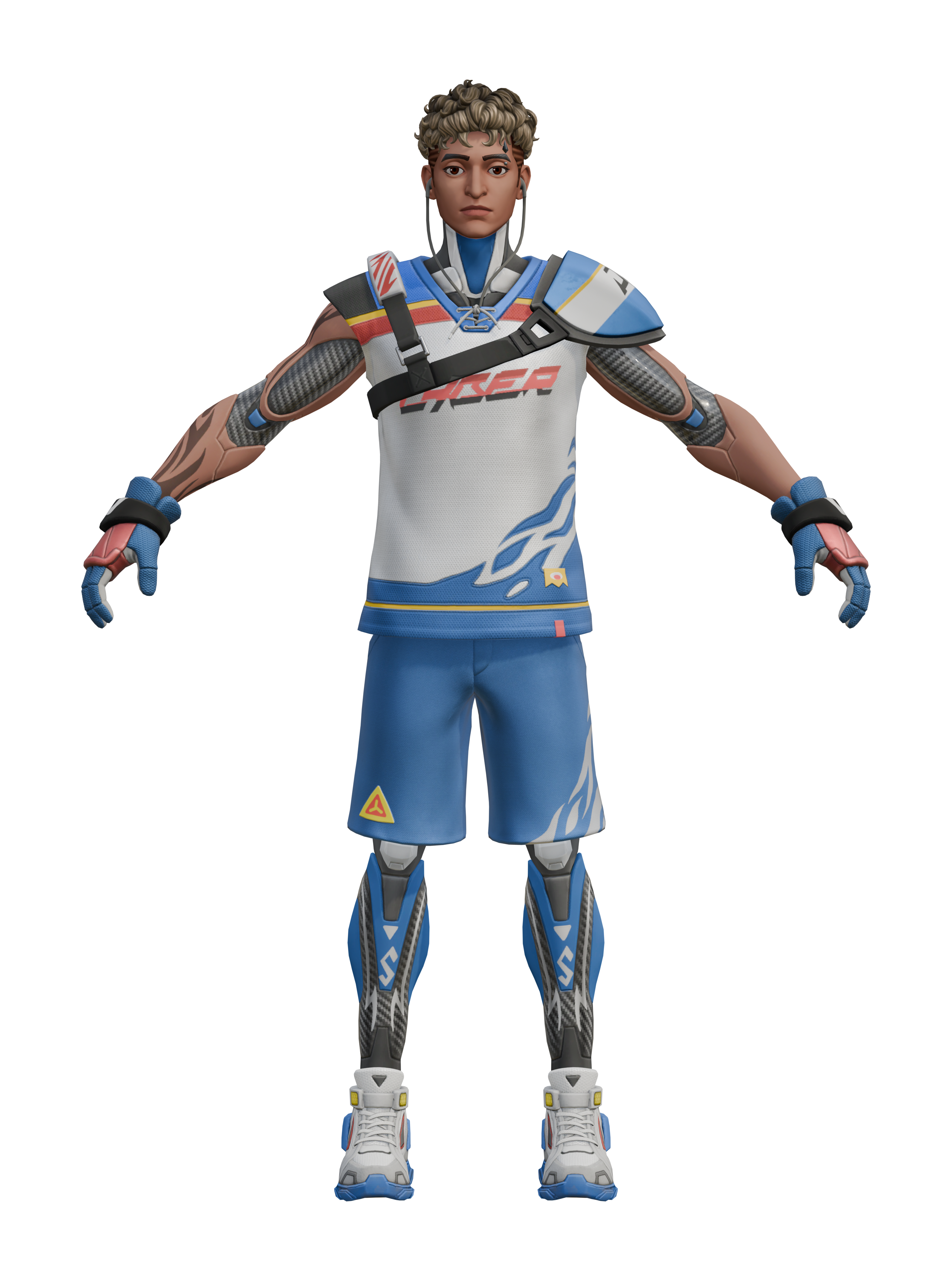 Chase, transparenter 4K-Render