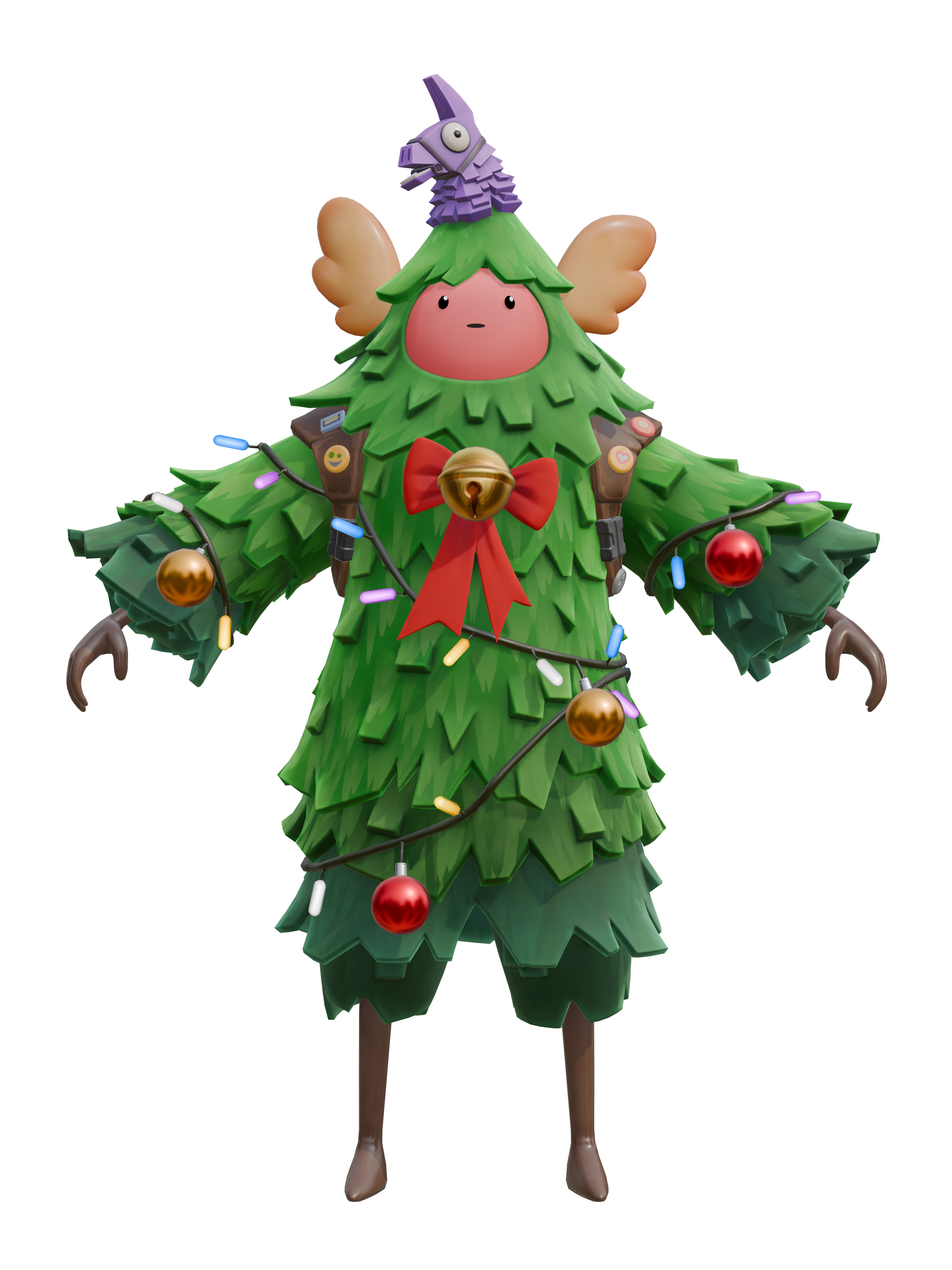 Guffmas Tree, 4K transparent render