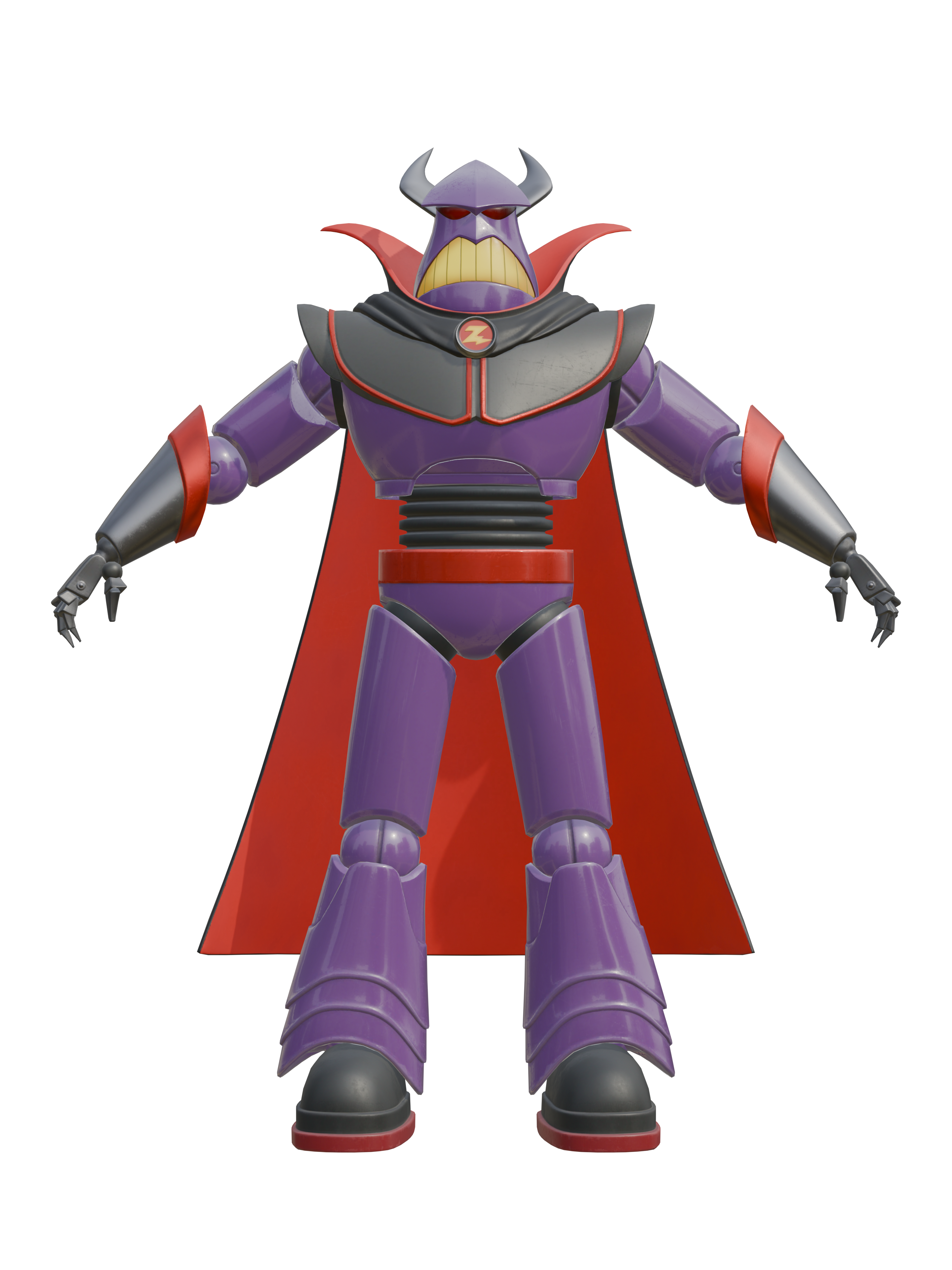 Emperador Zurg, render 4K transparente
