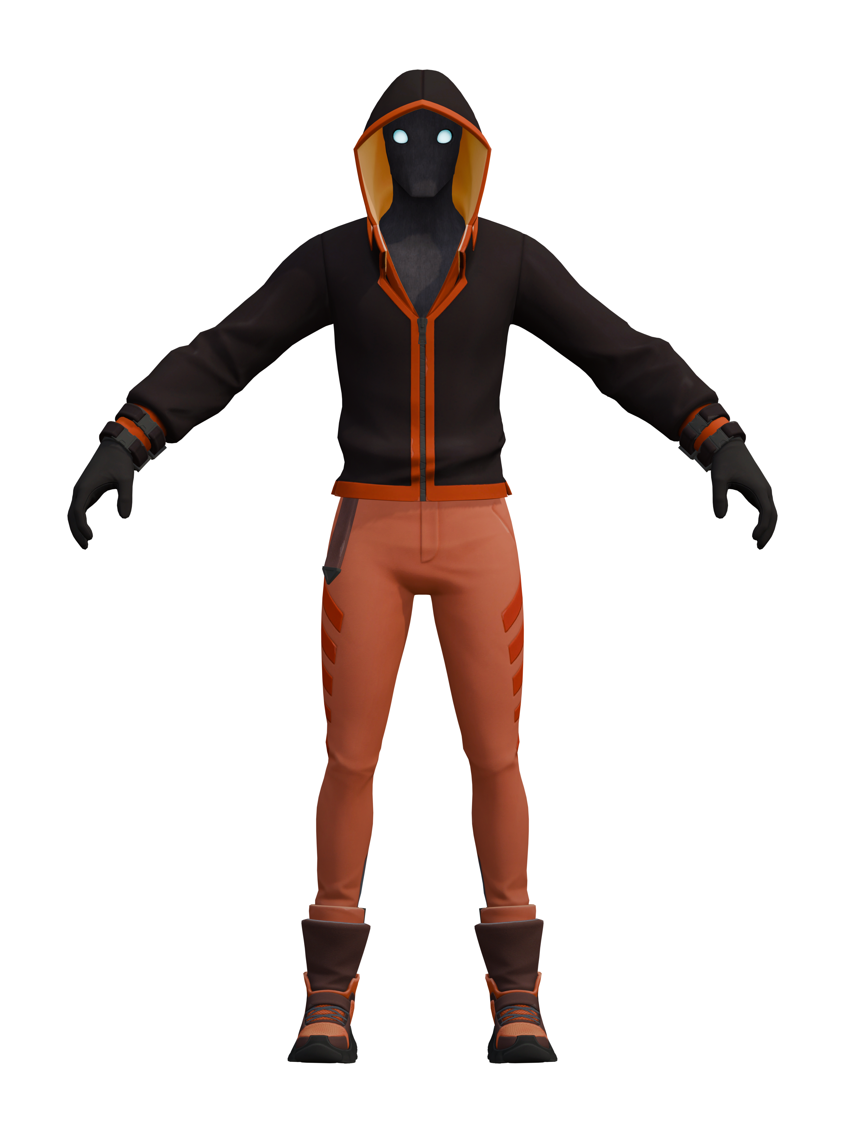 Ausencia, render 4K transparente