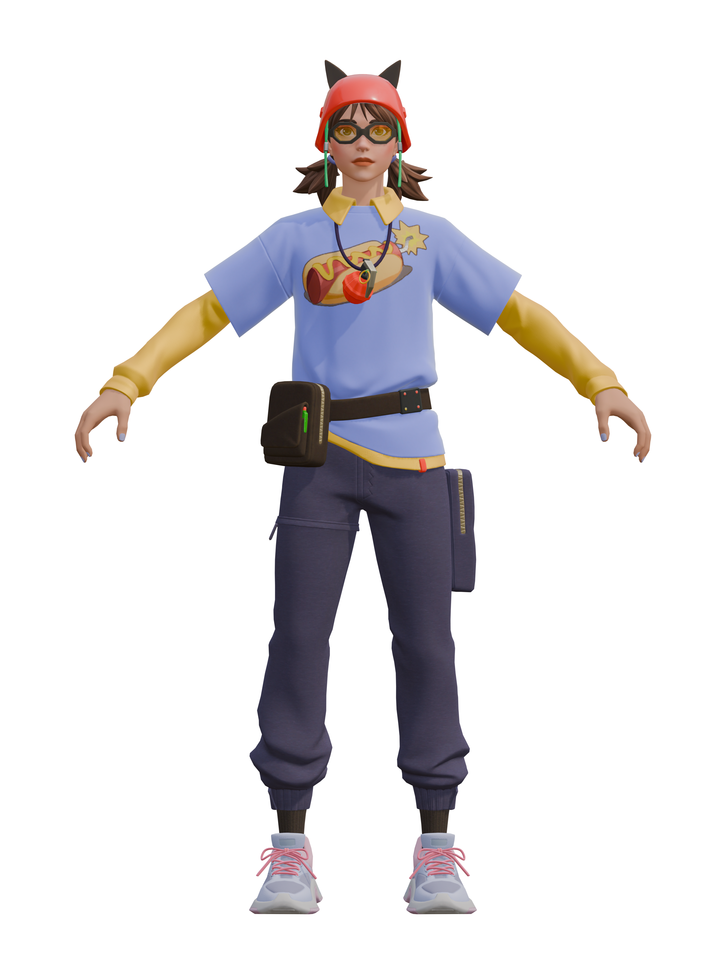Aubrey, rendu 4K transparent