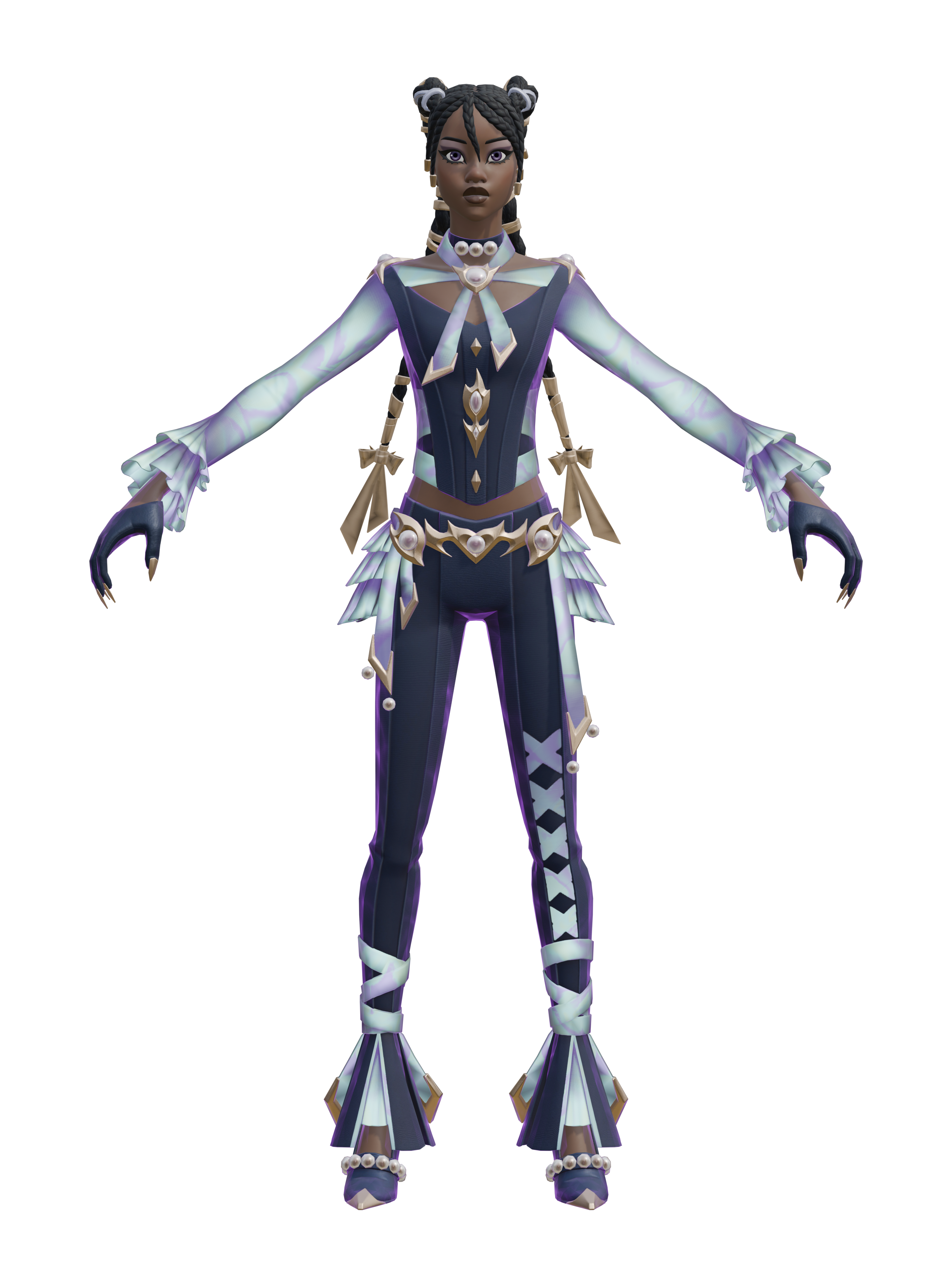 Anya, render 4K transparente