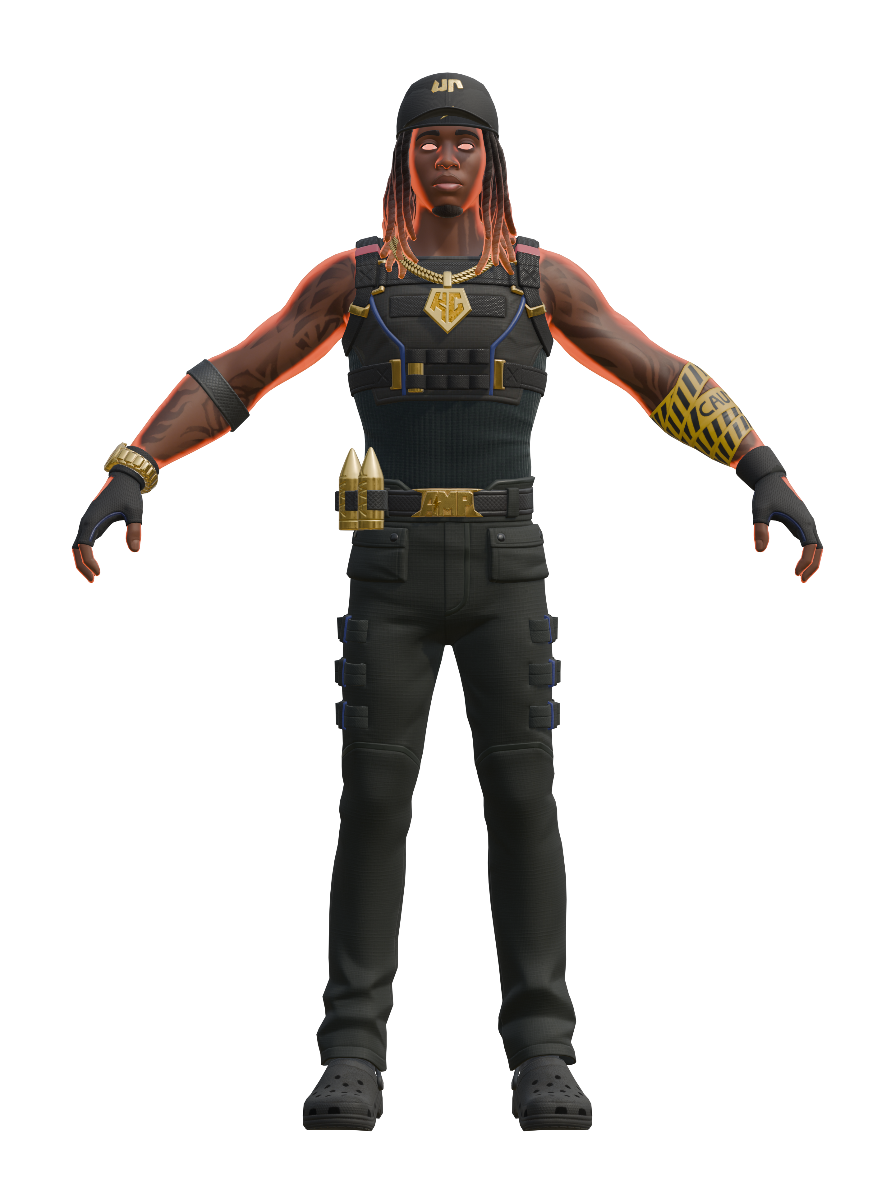 AMP-KAI, transparenter 4K-Render