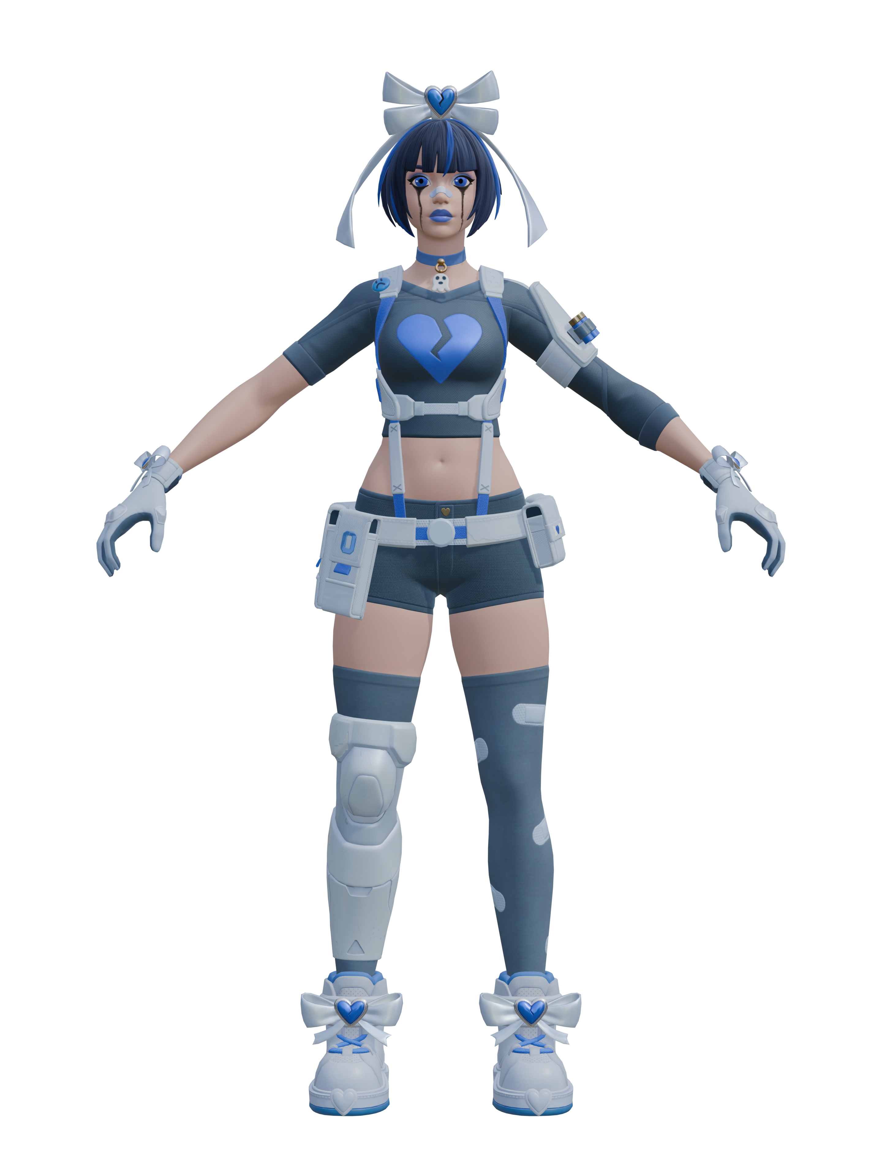 Dolores, render 4K transparente