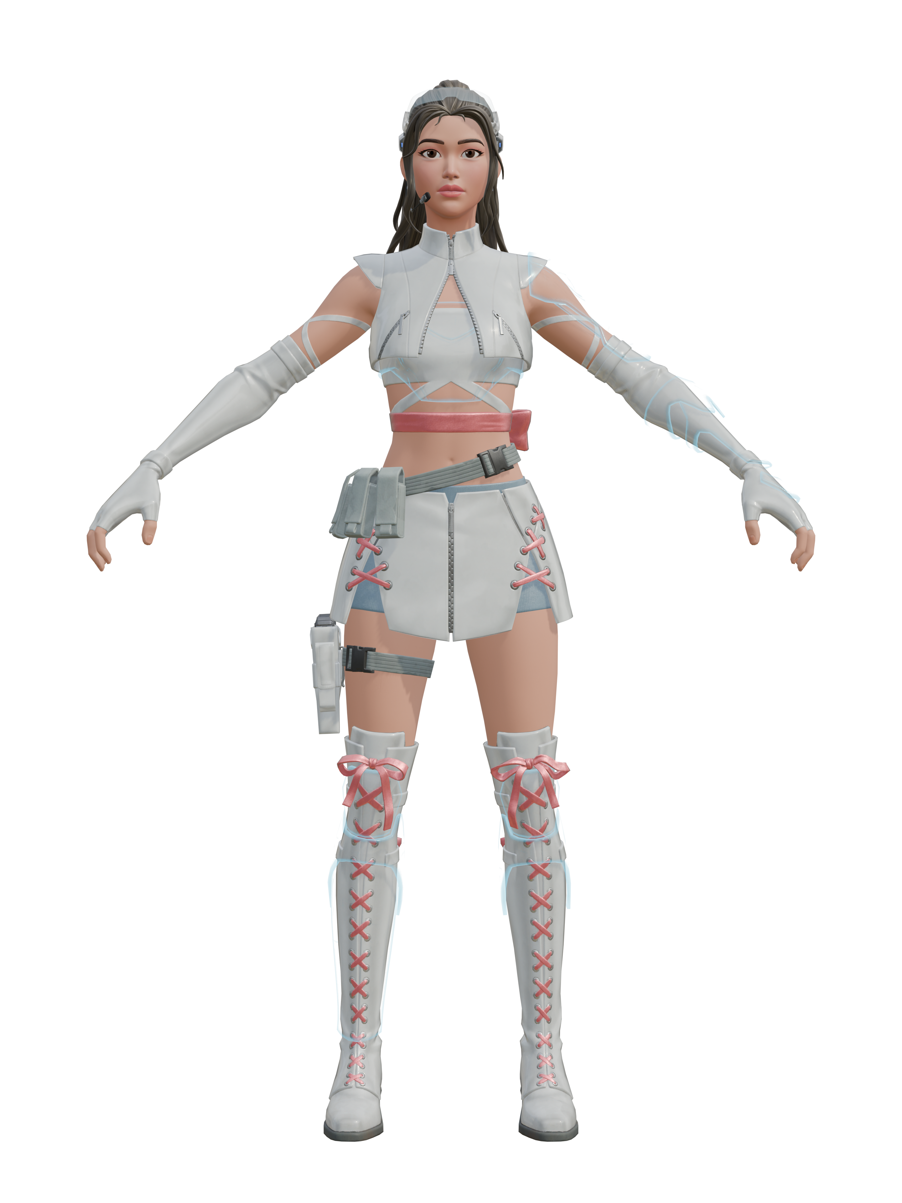 Yoo-mi, transparenter 4K-Render