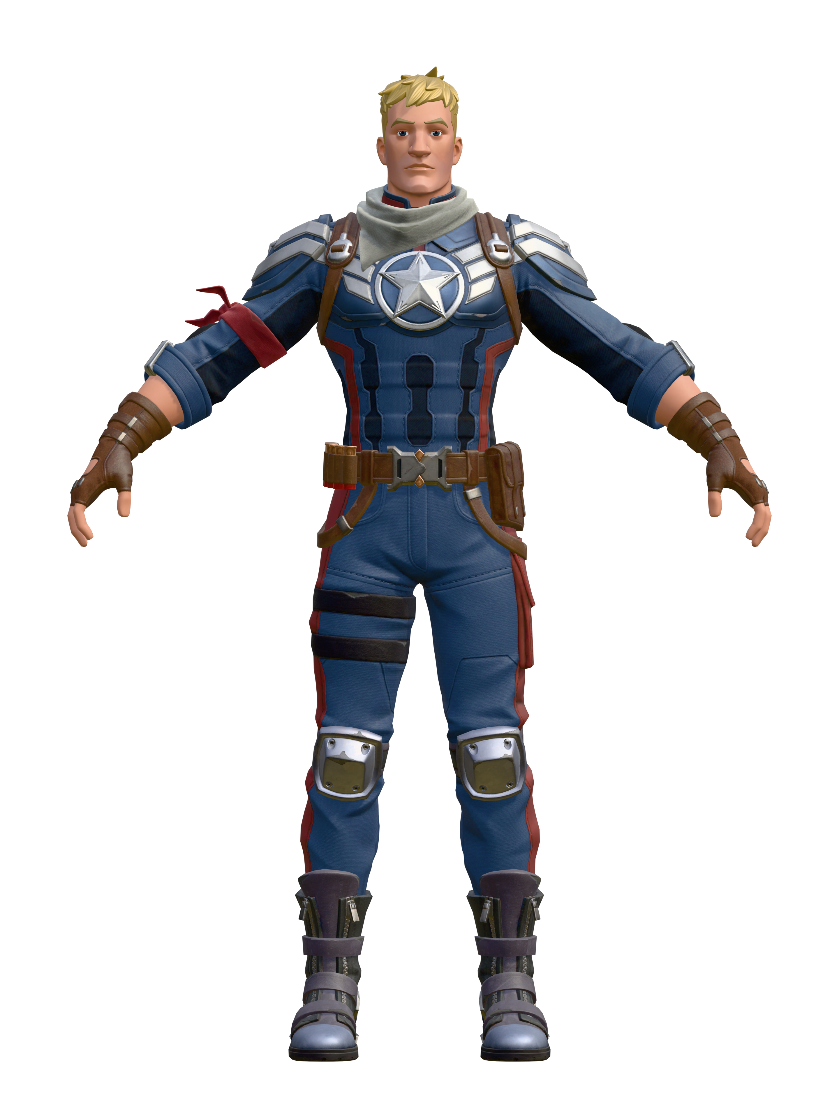 Captain Jones, 4K transparent render