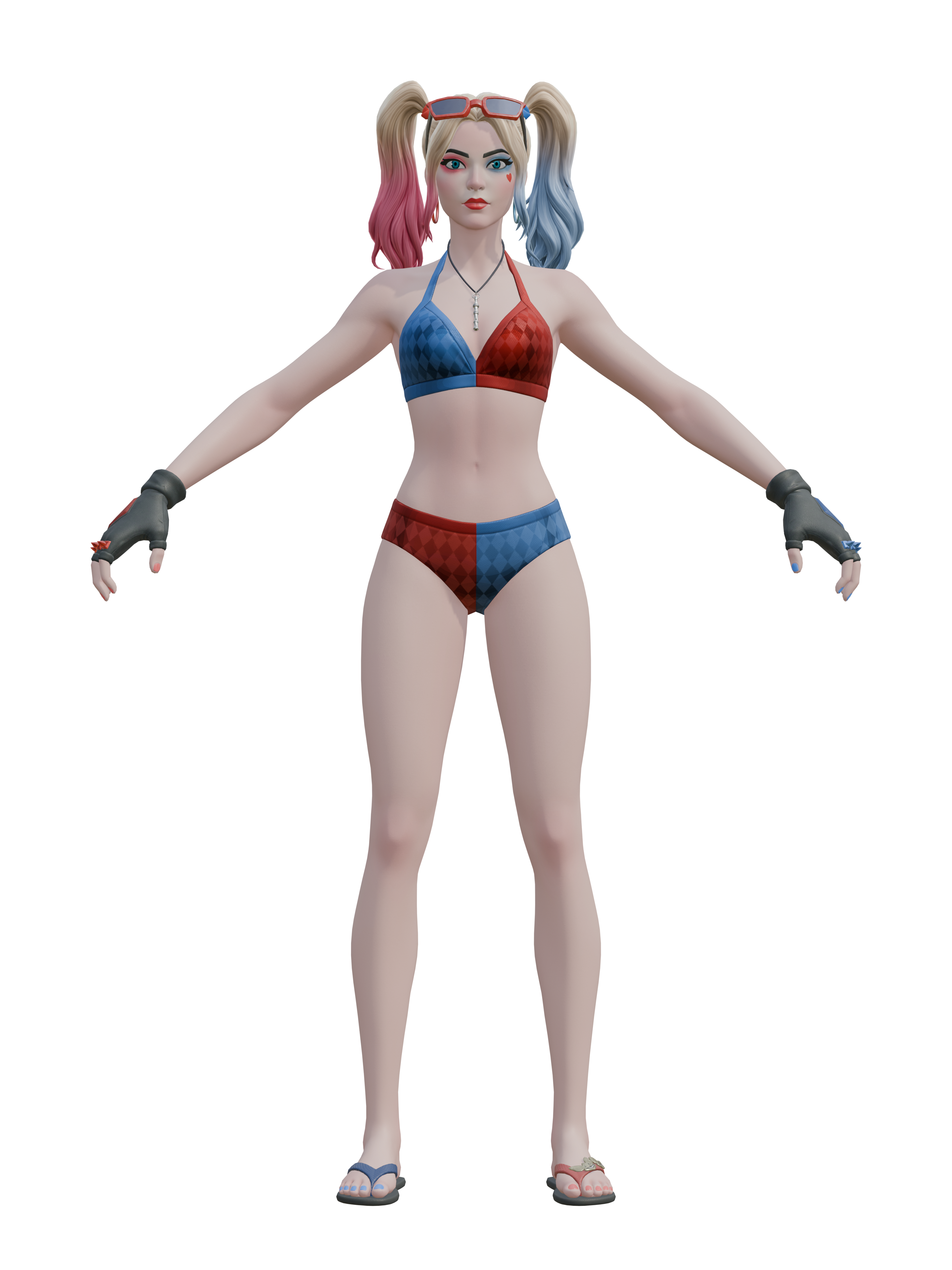 High Tide Harley, 4K transparent render