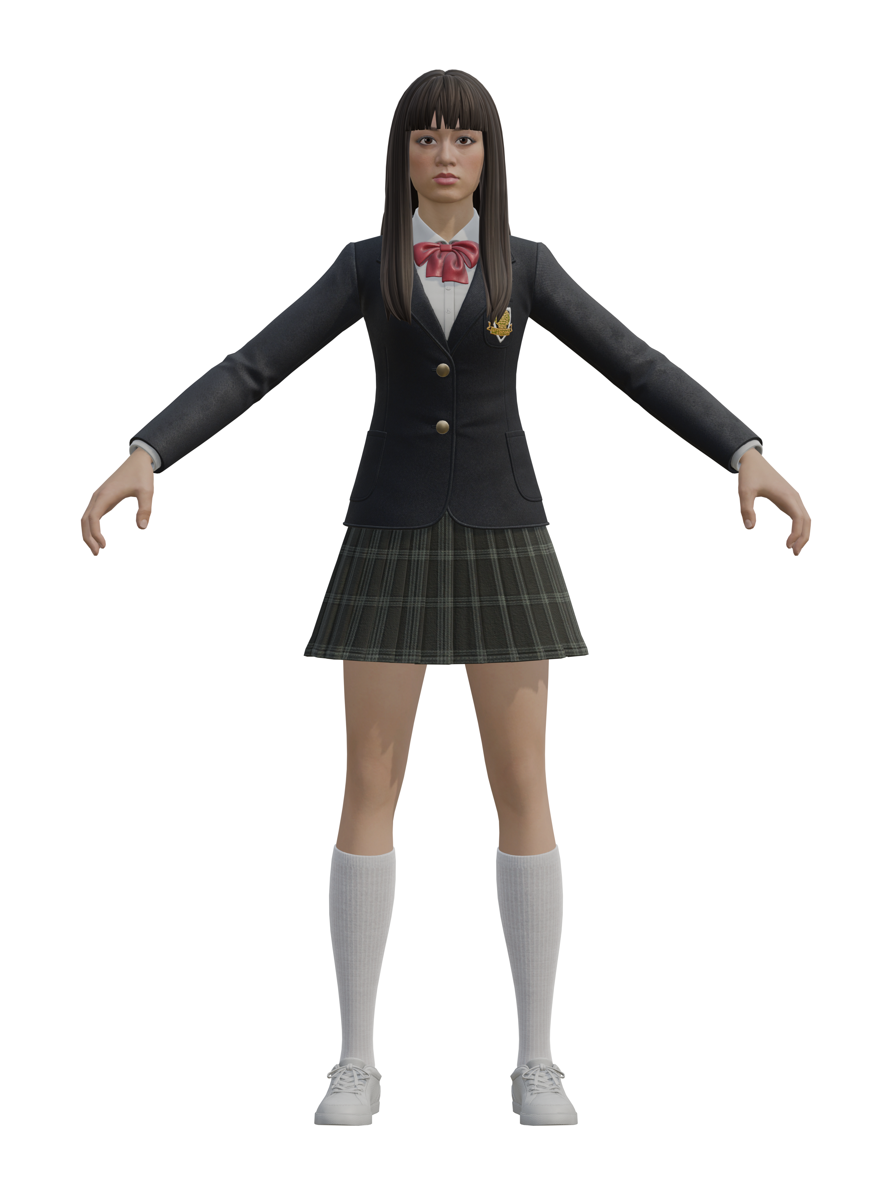 Gogo Yubari, render 4K transparente