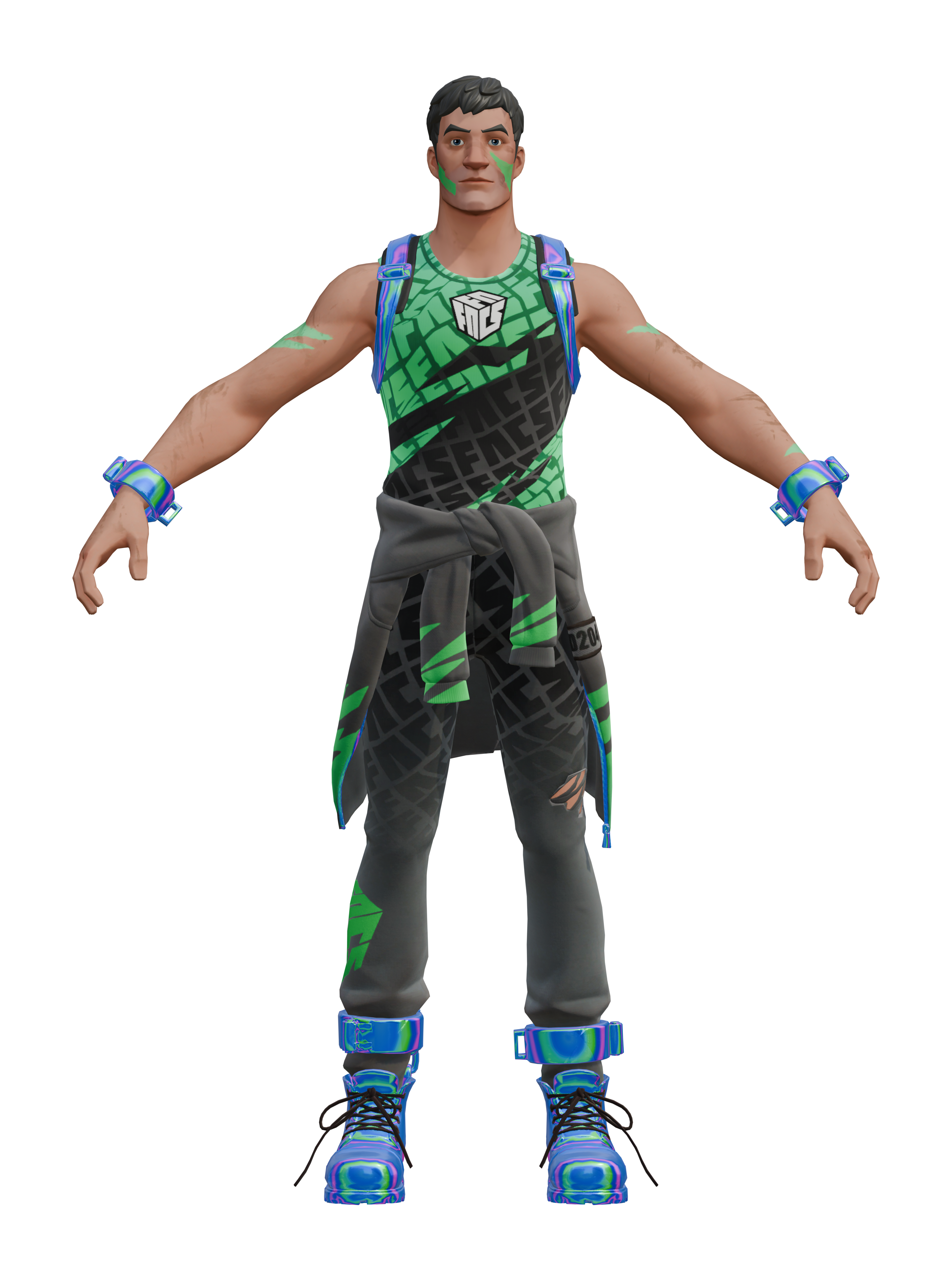 Championship-Jonesy, transparenter 4K-Render