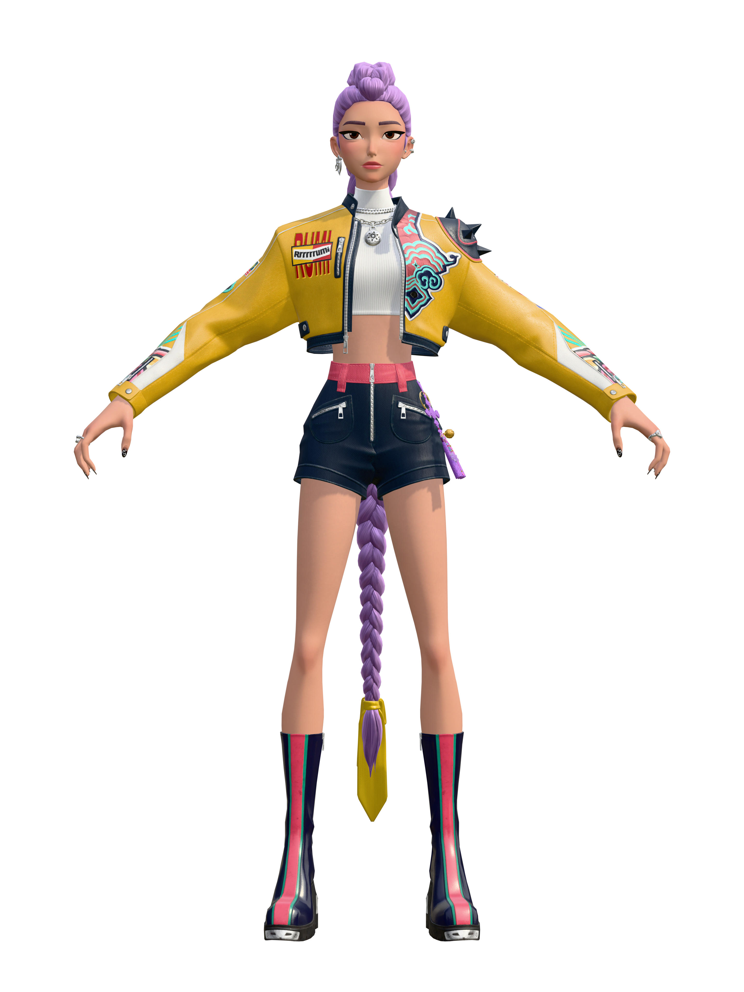 Rumi (HUNTR/X), transparenter 4K-Render