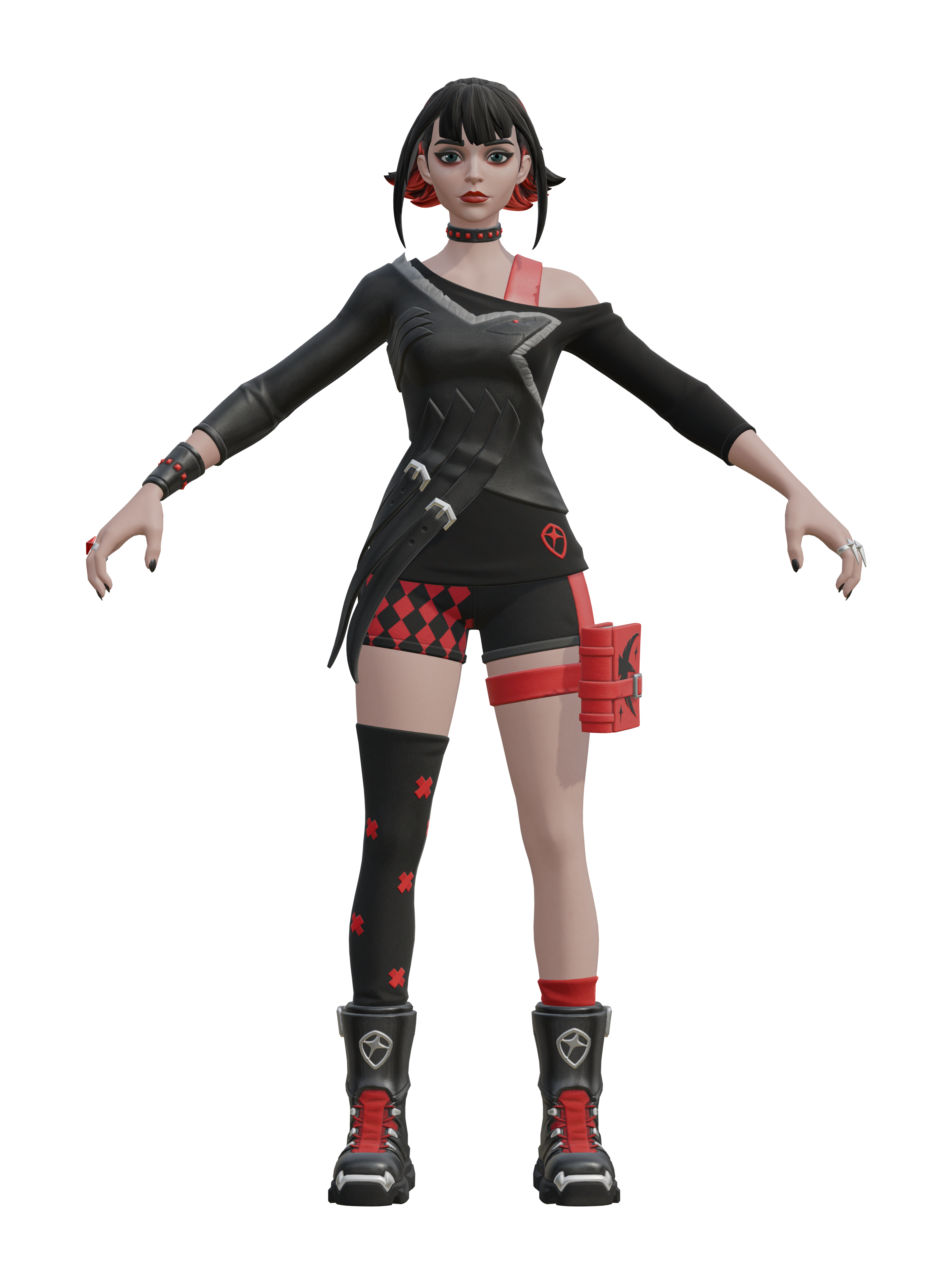 Morgan Myst, 4K transparent render