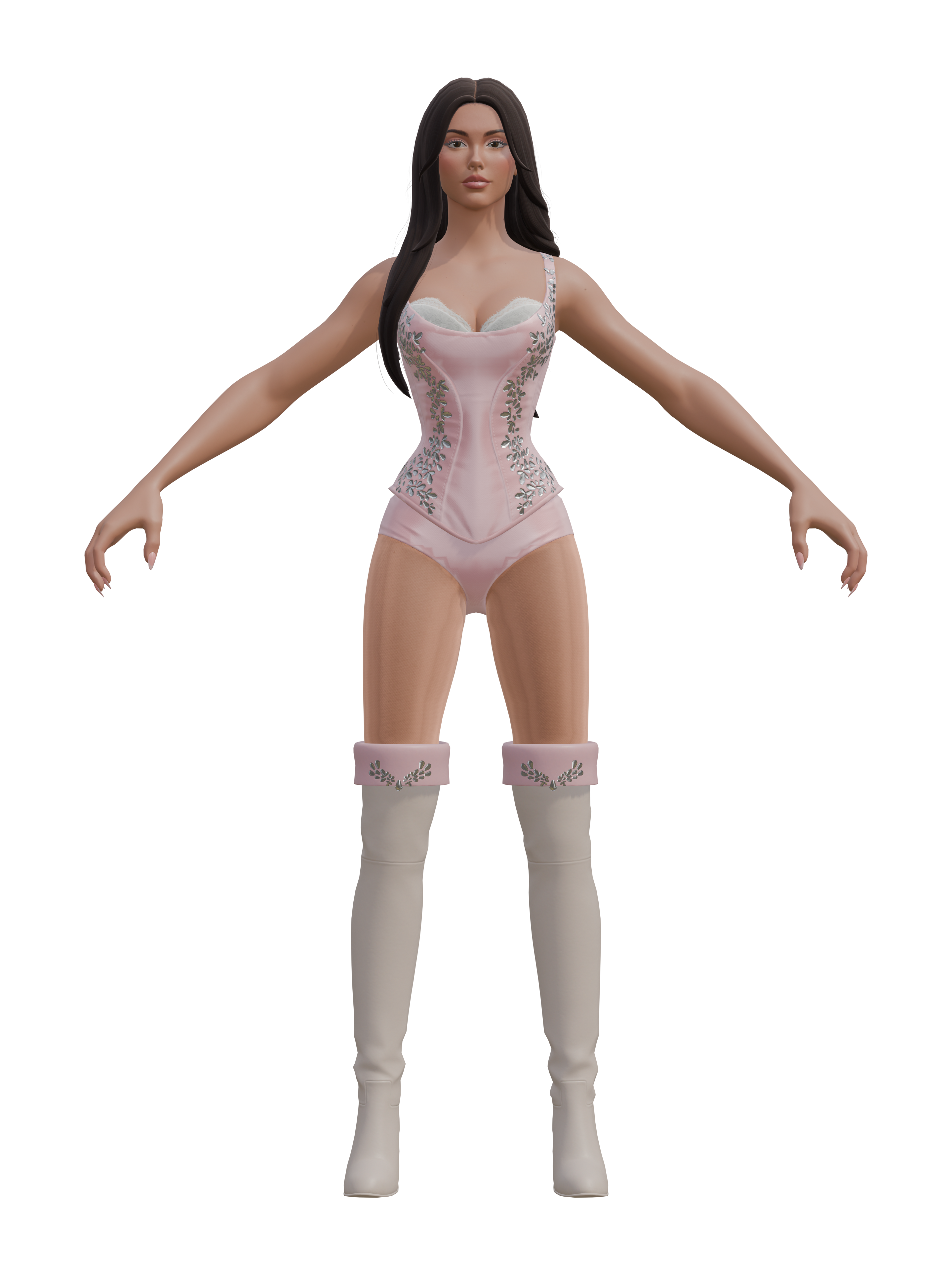 Madison angelical, render 4K transparente