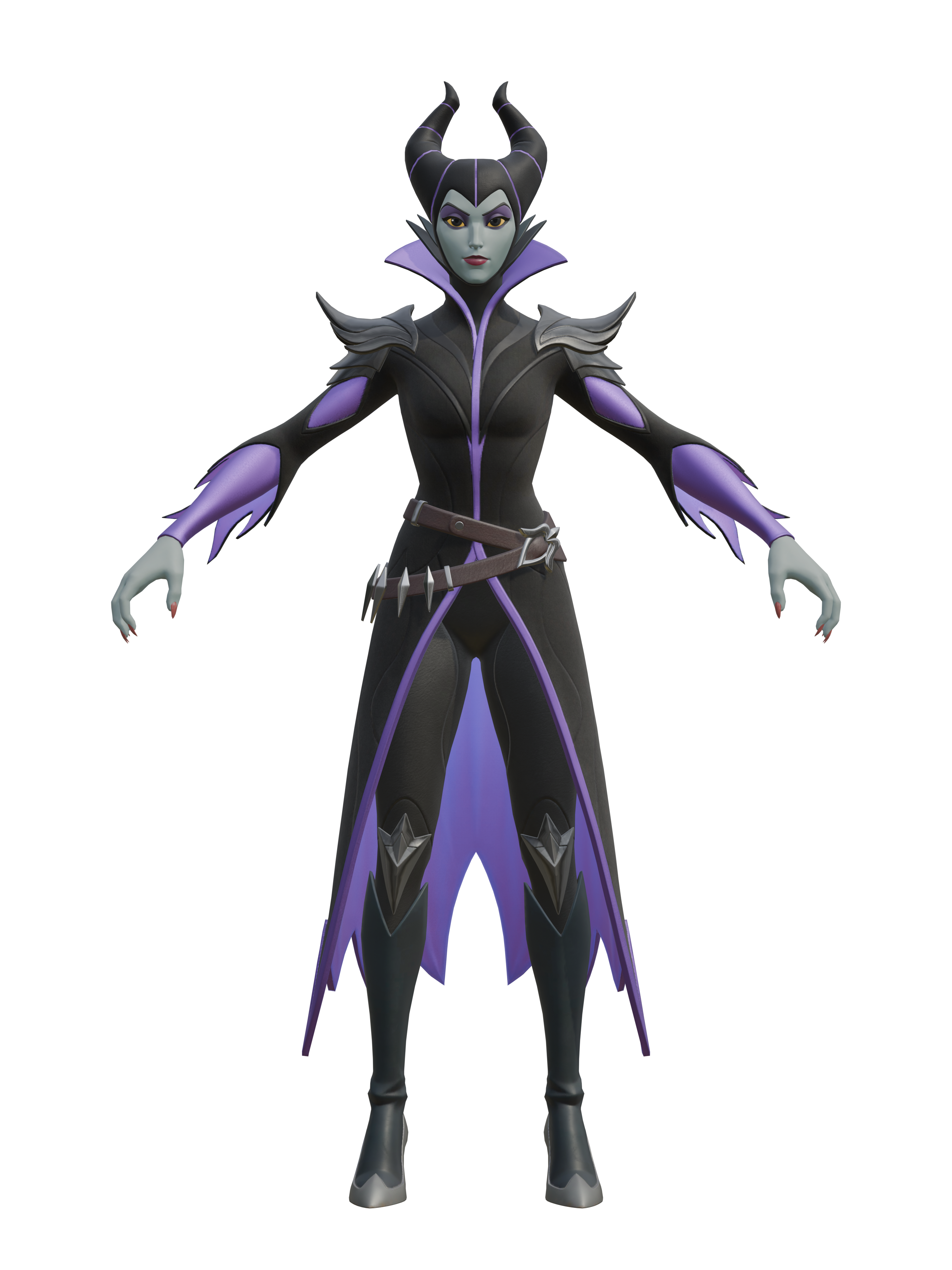 Maléfique, rendu 4K transparent